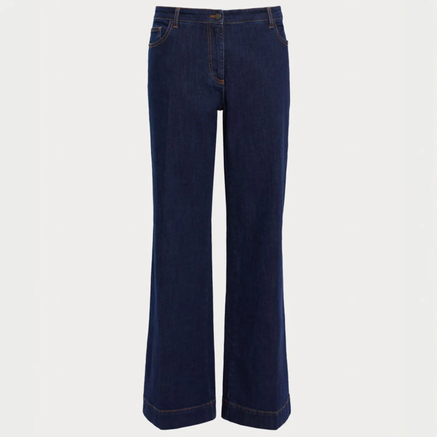 PERSONA BY MARINA RINALDI Acqui Twill Denim Jeans In Midnight Blue