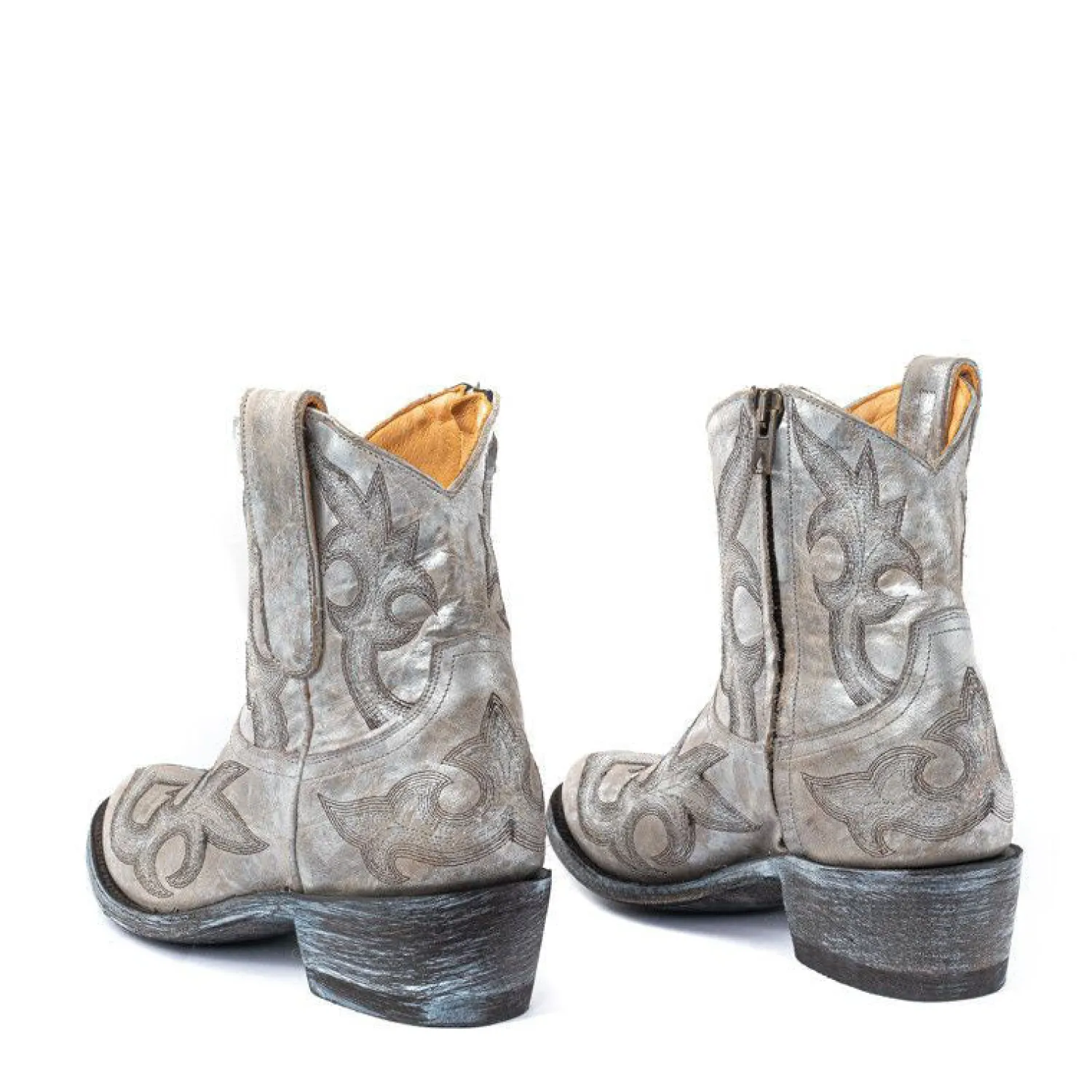 MEXICANA Agave Nacar Boots In Silver