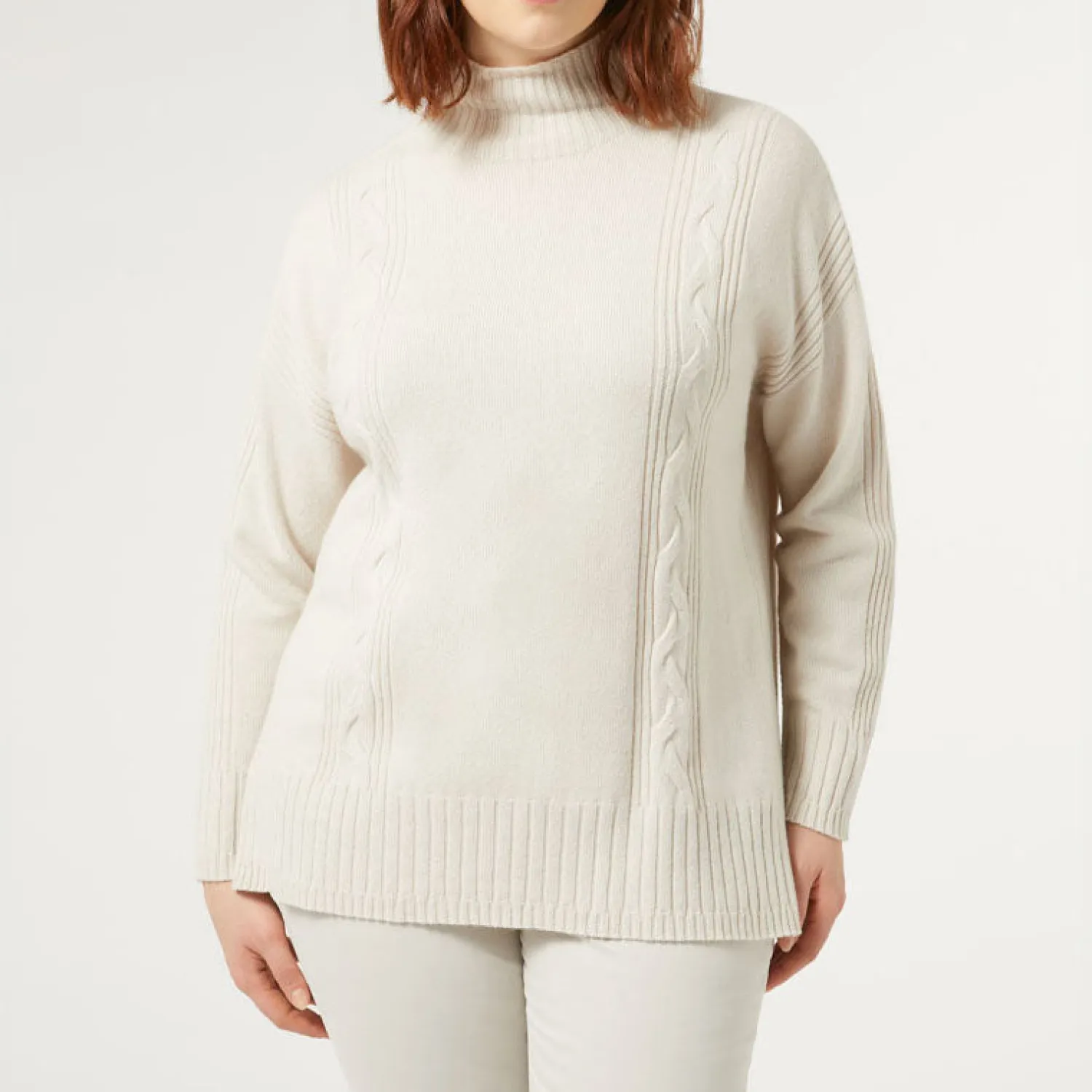 PERSONA BY MARINA RINALDI Alain Sweater In Beige