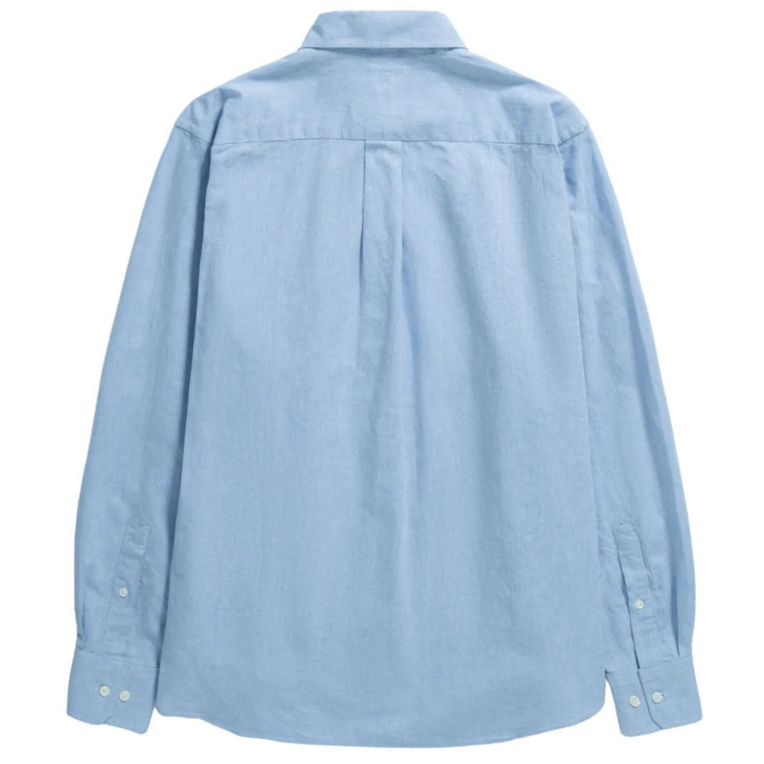 NORSE PROJECTS Algot Relaxed Cotton Linen Shirt In Pale Blue