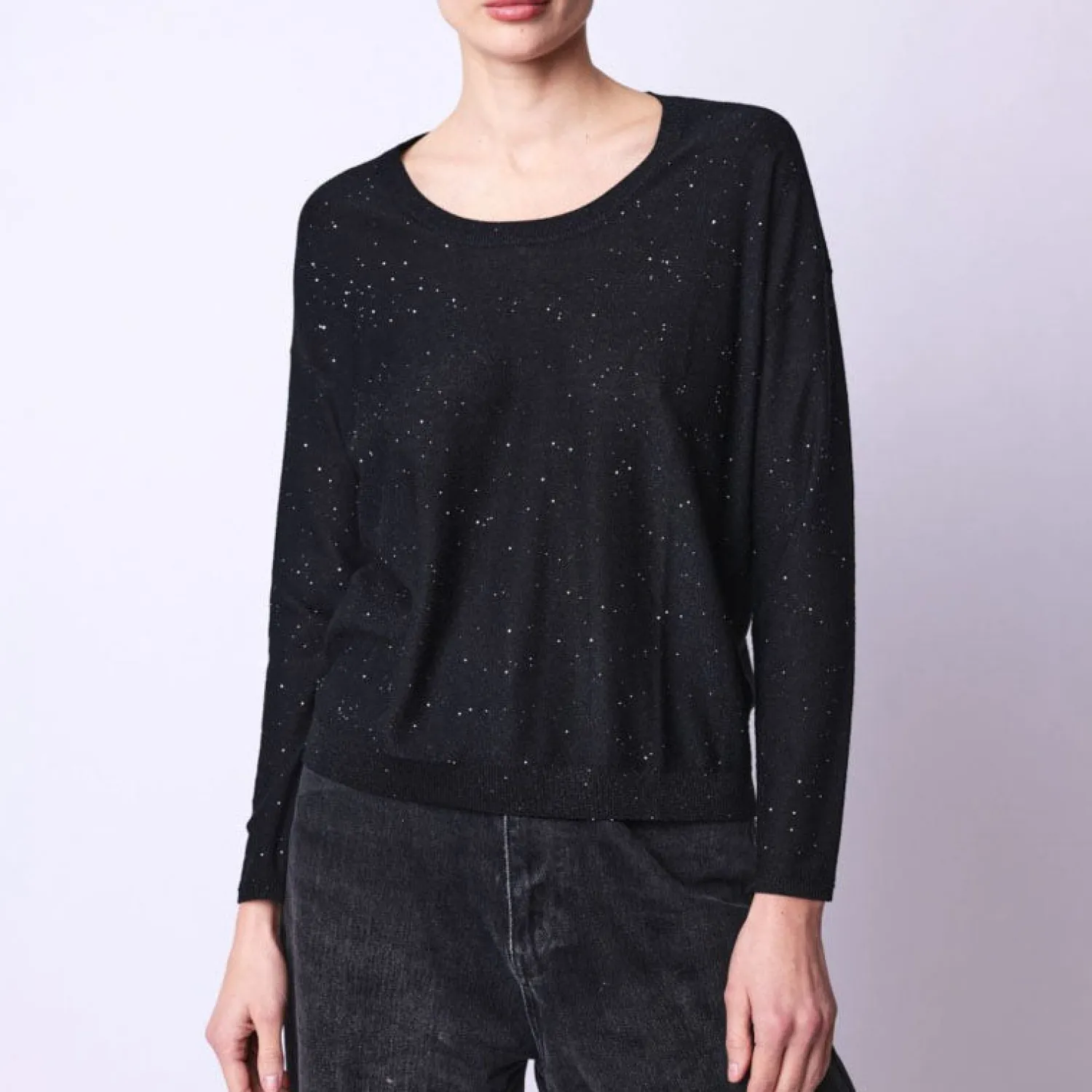 BERENICE Arsene Sparkle Jumper In Black Forest