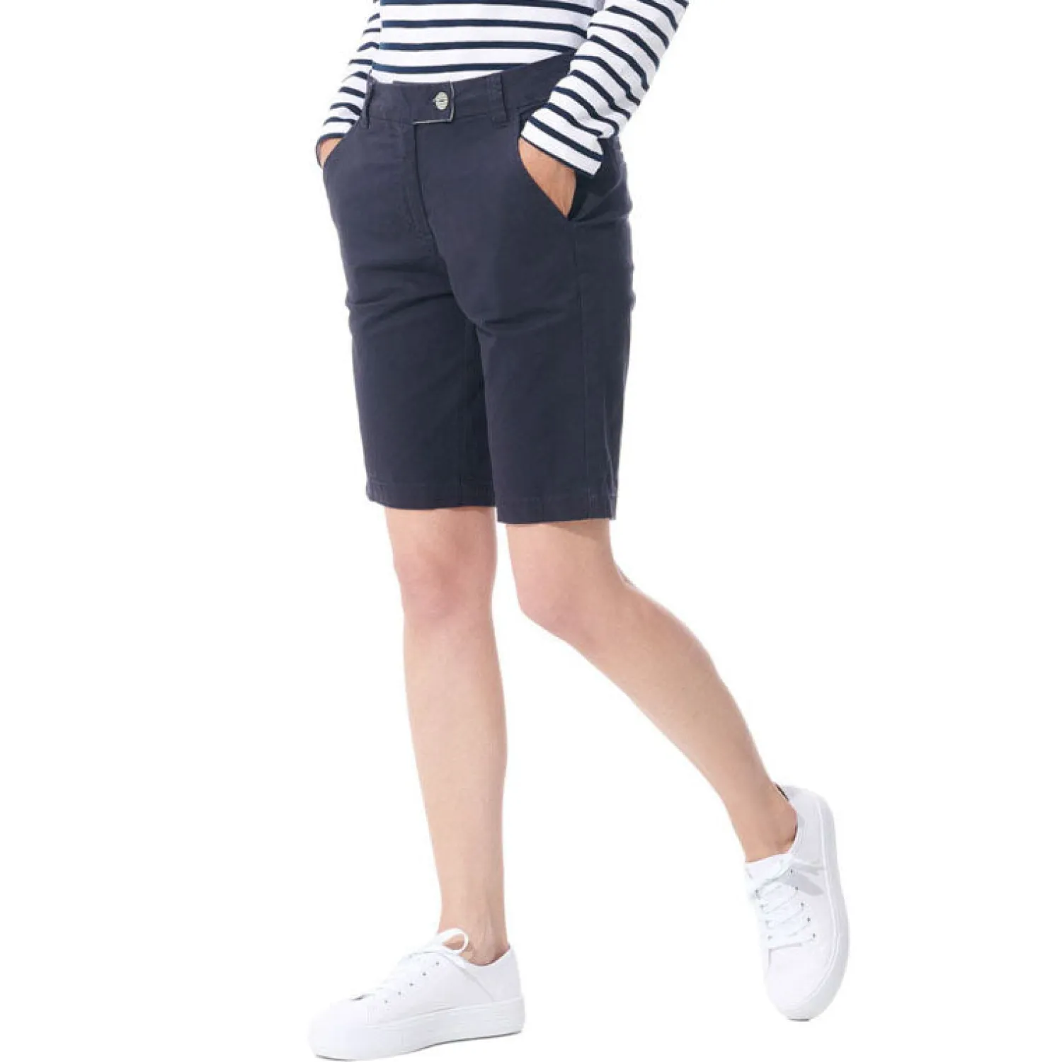 MOUSQUETON Astry Bermuda Shorts In Navy