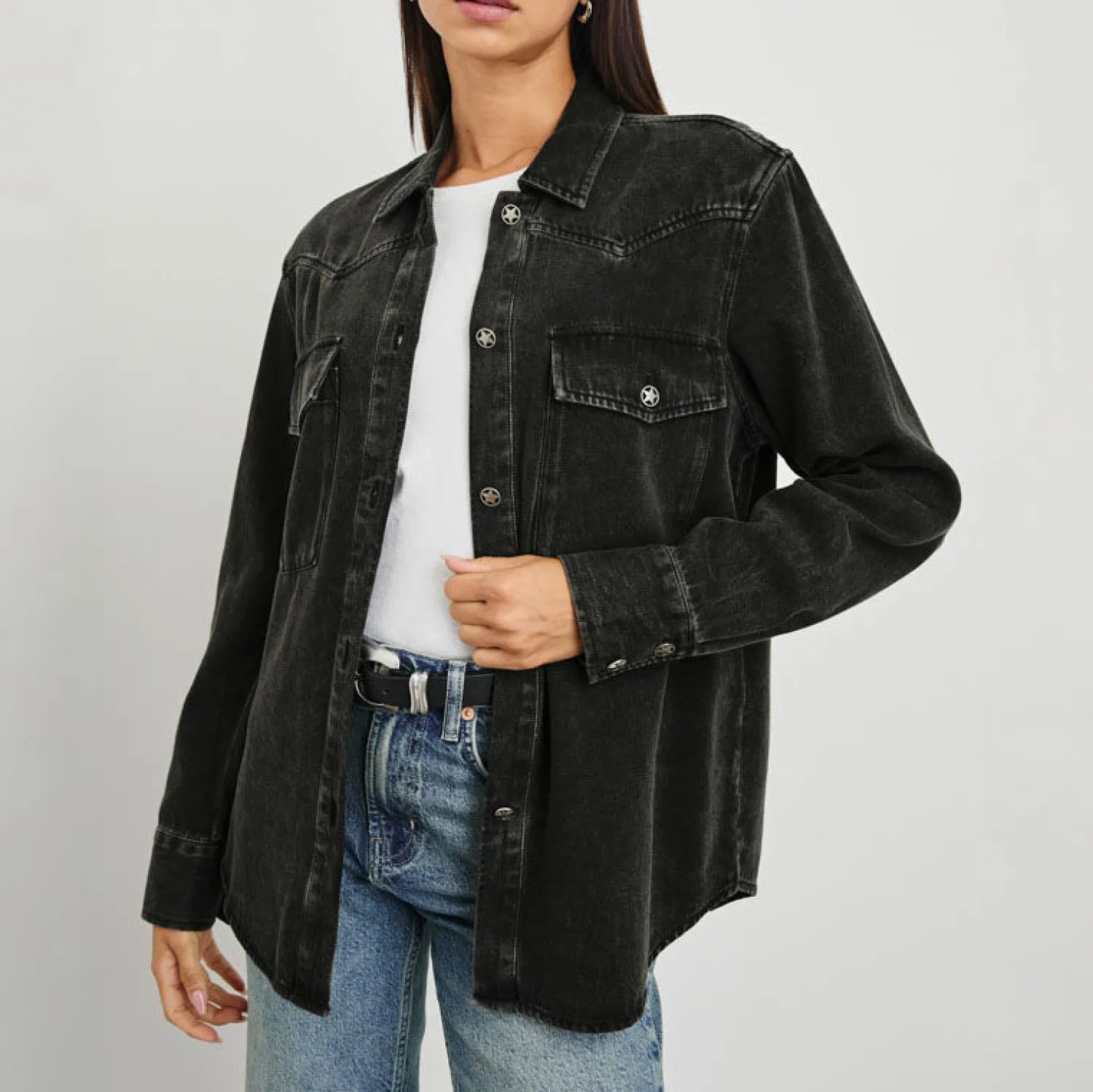 RAILS August Jacket In Faded Black