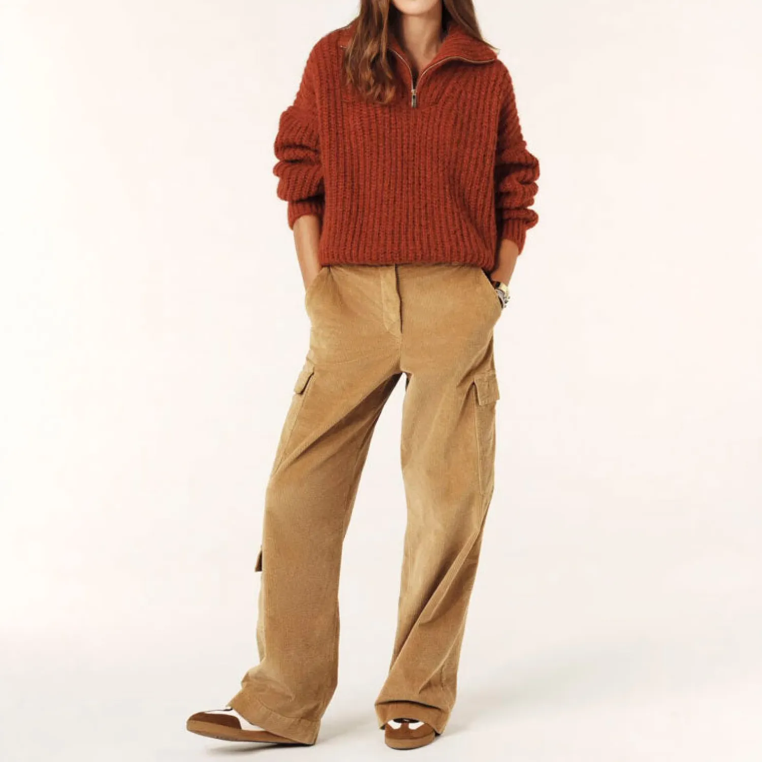 BA&SH Beltane Jumper In Brown