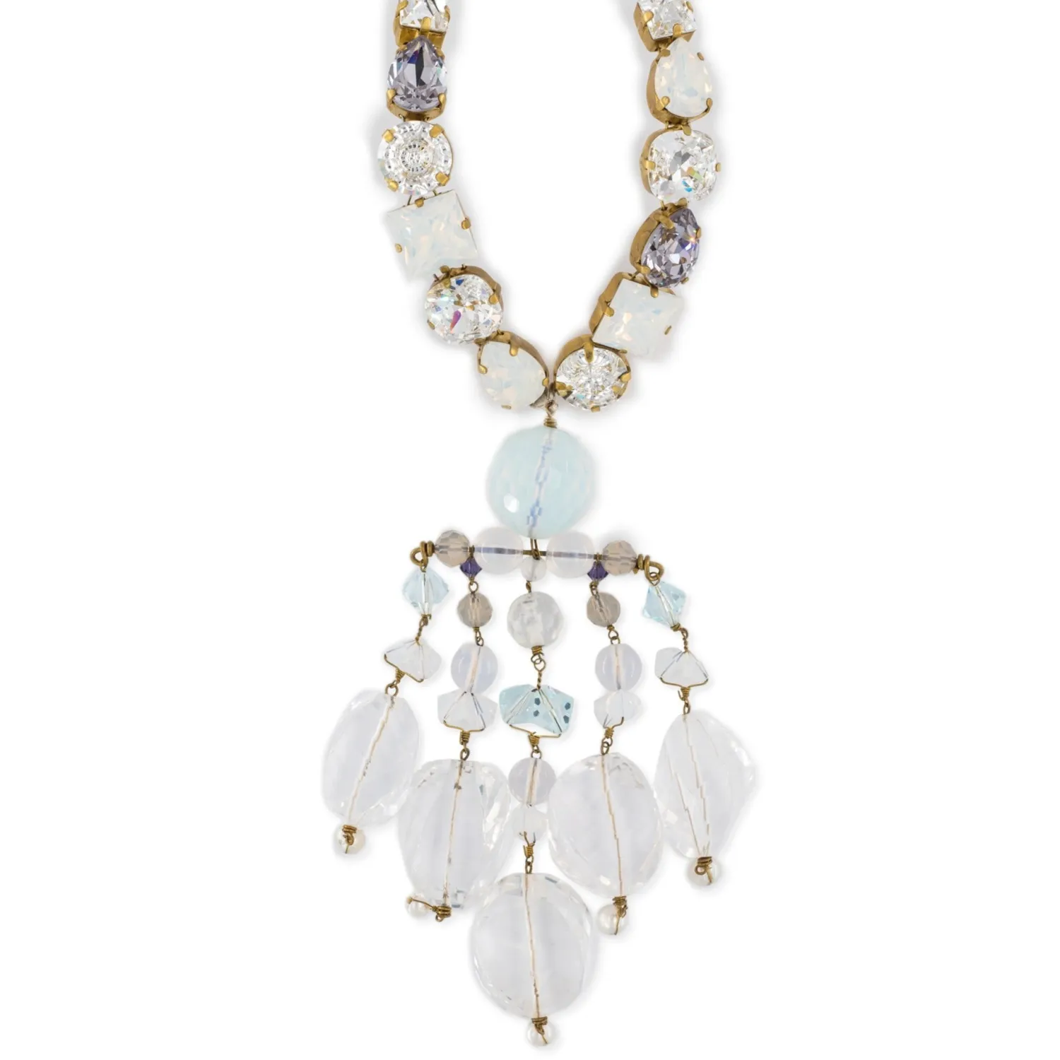 PHILIPPA KUNISCH Bling Chime Necklace In Clear