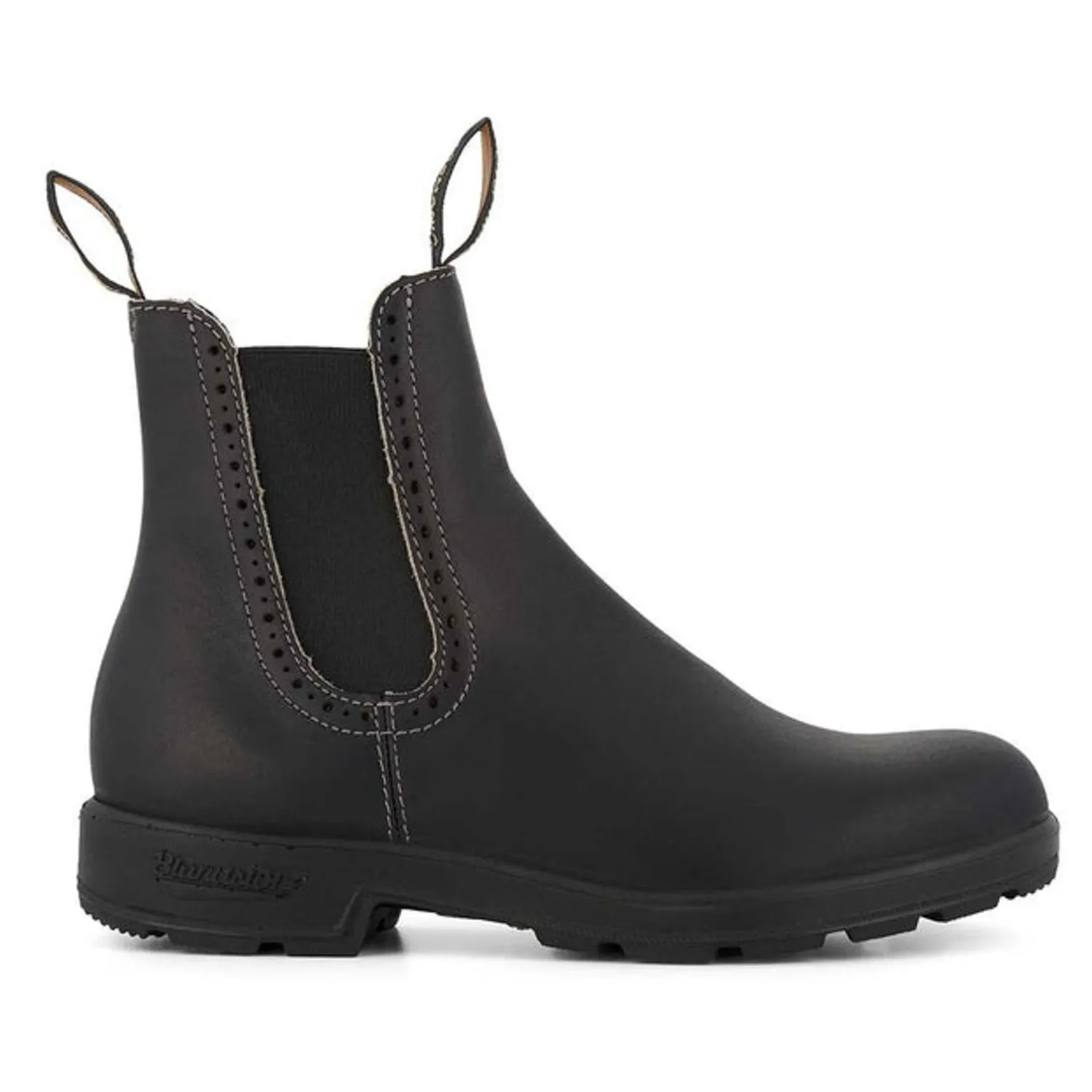 BLUNDSTONE 1448 Brogued Boots In Voltan Black