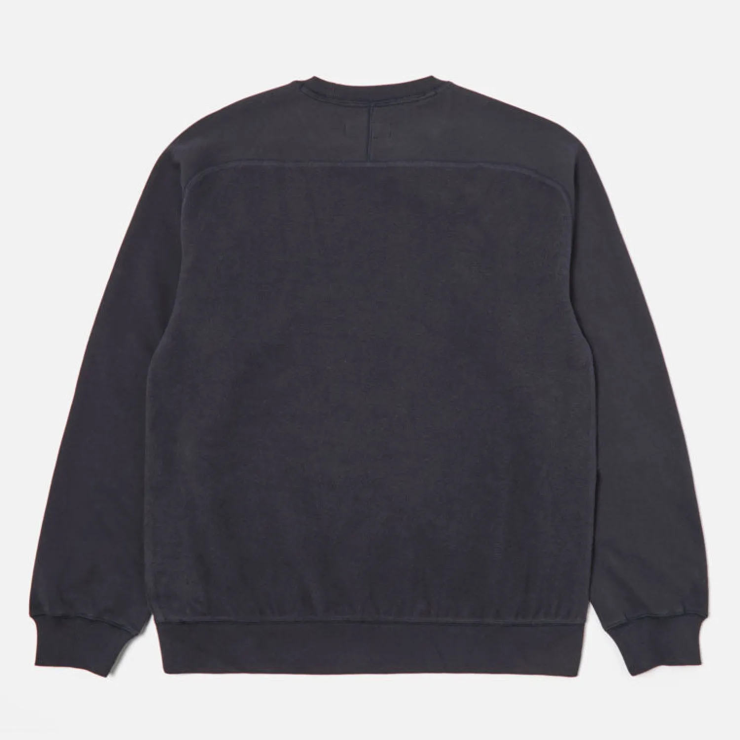 UNIVERSAL WORKS Brush Back Sweatshirt In Navy