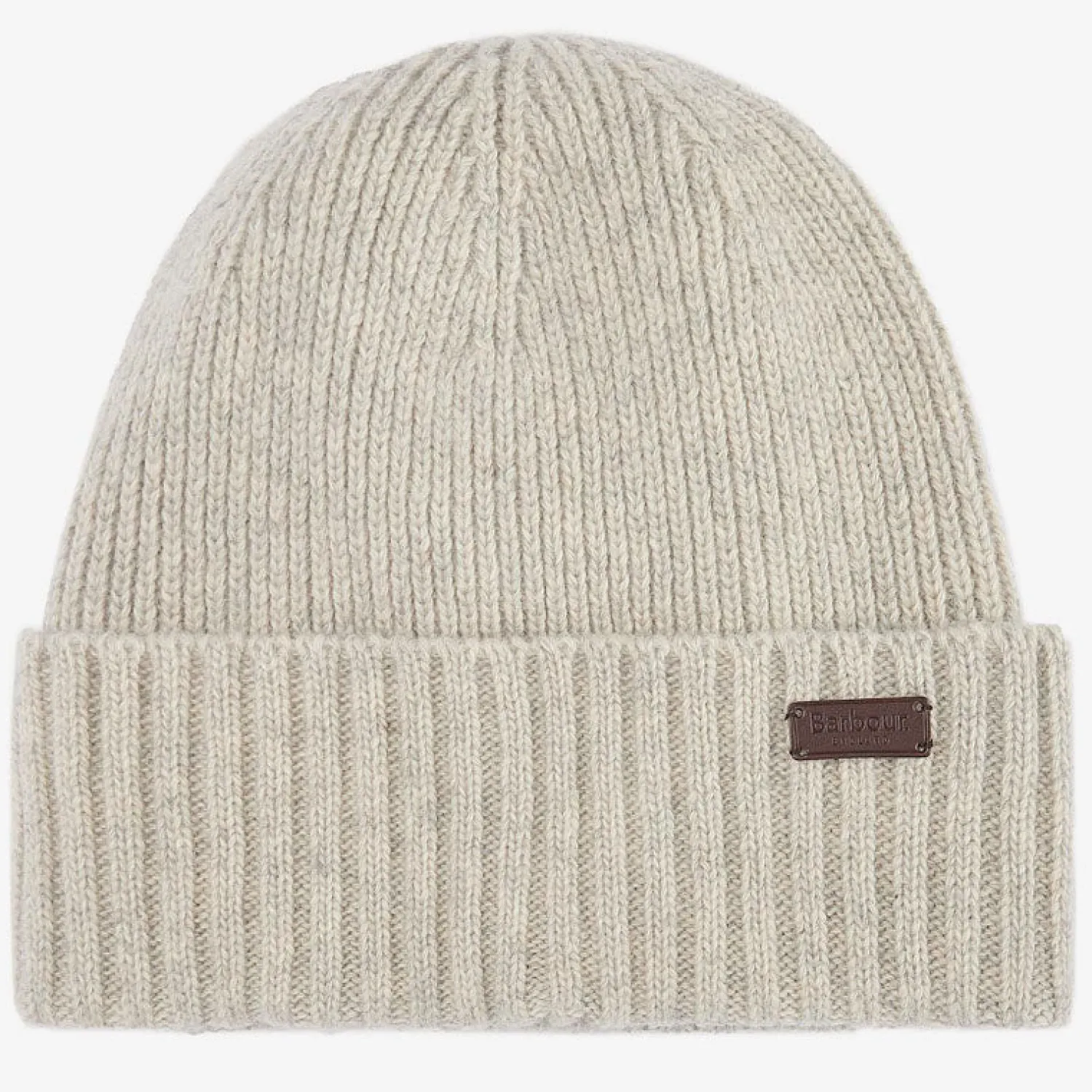 BARBOUR Carlton Beanie Hat In Light Grey