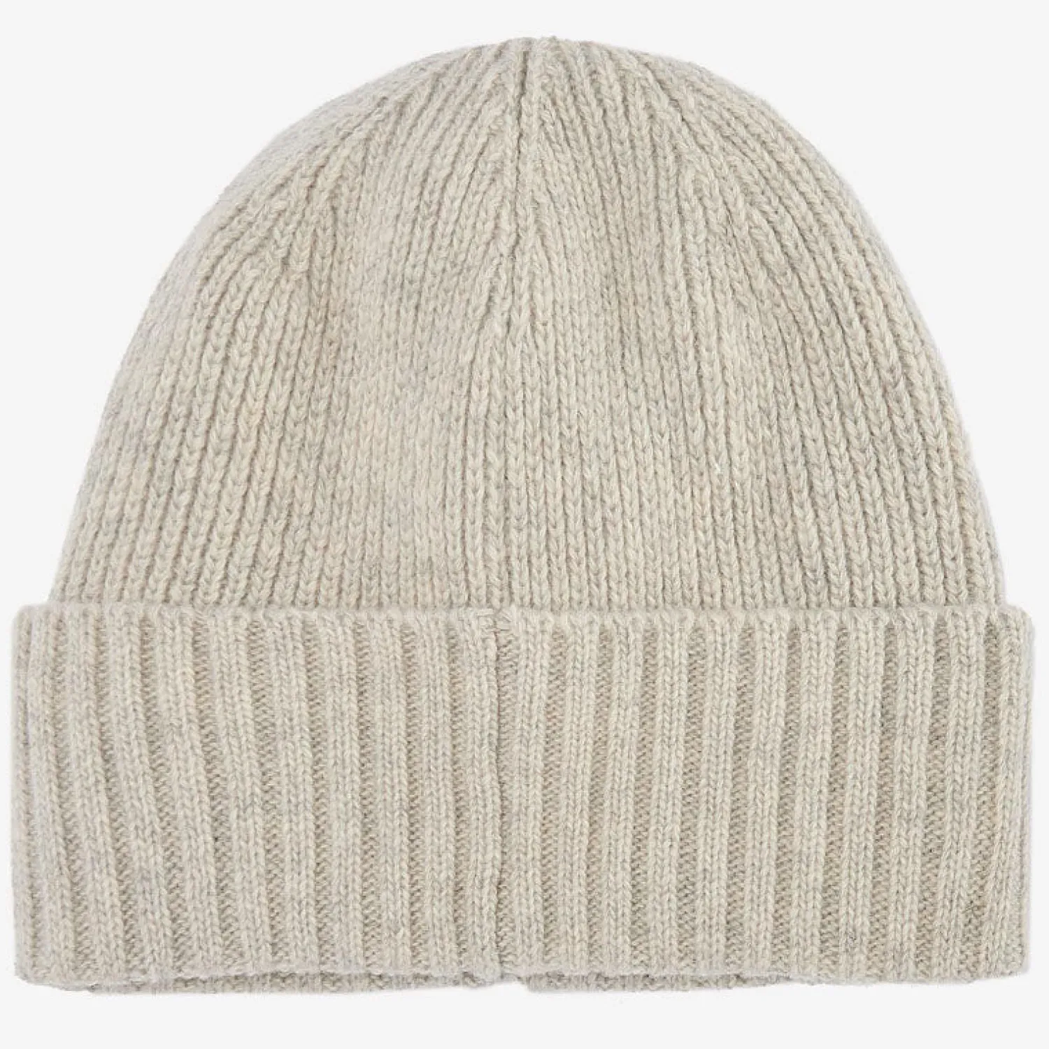 BARBOUR Carlton Beanie Hat In Light Grey