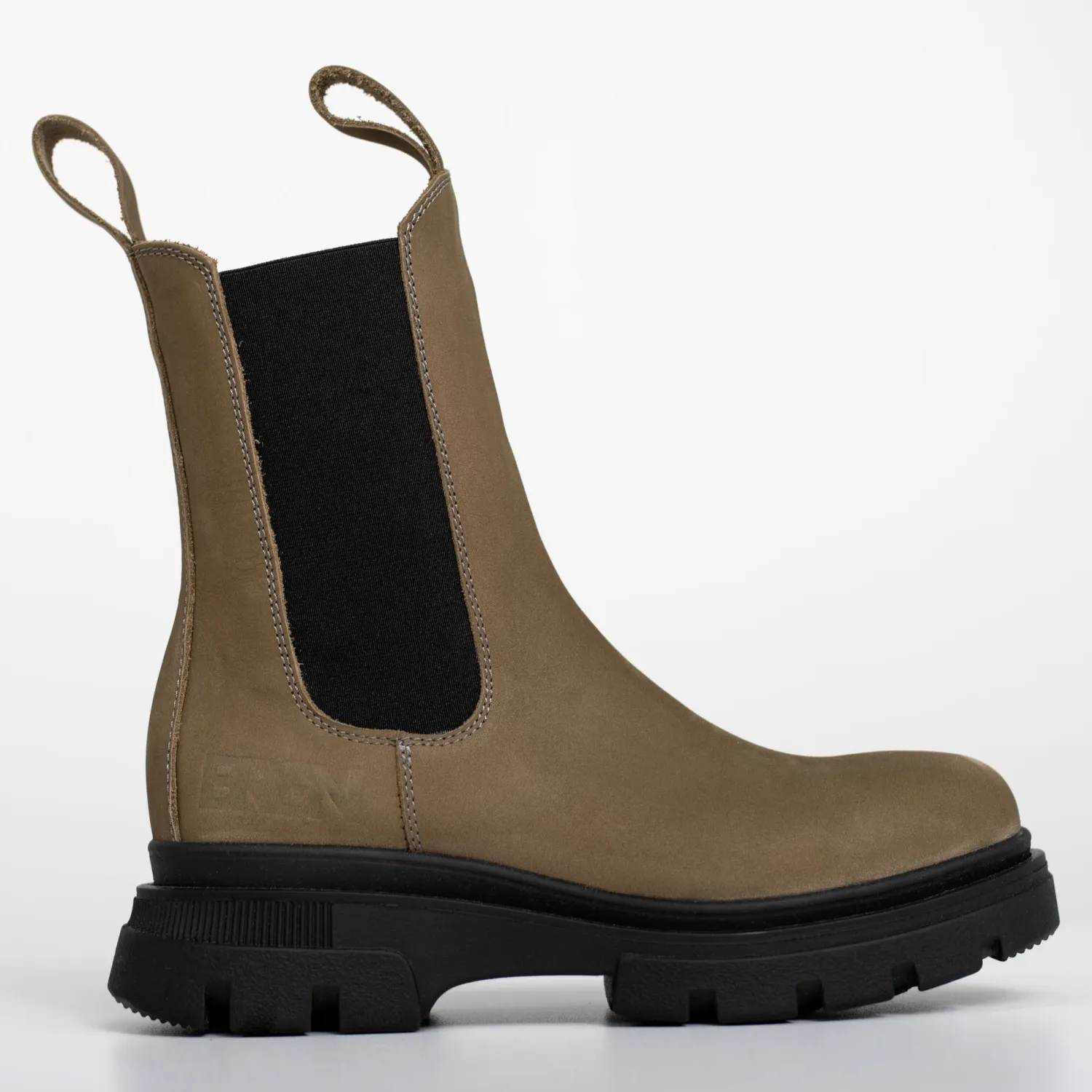 BRGN Chelsea Boots - Lizard Green