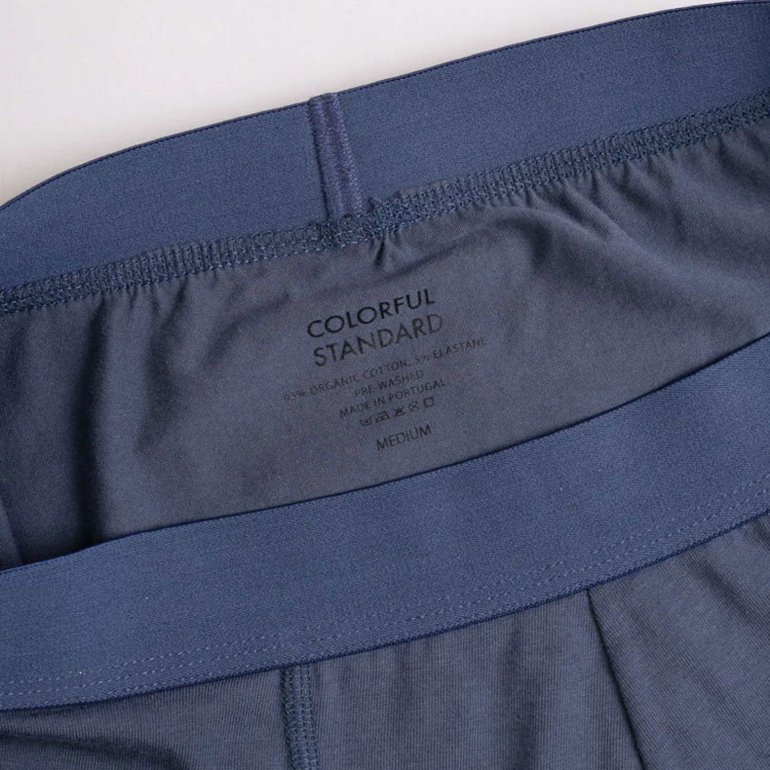 COLORFUL STANDARD Classic Organic Boxer Briefs In Petrol Blue