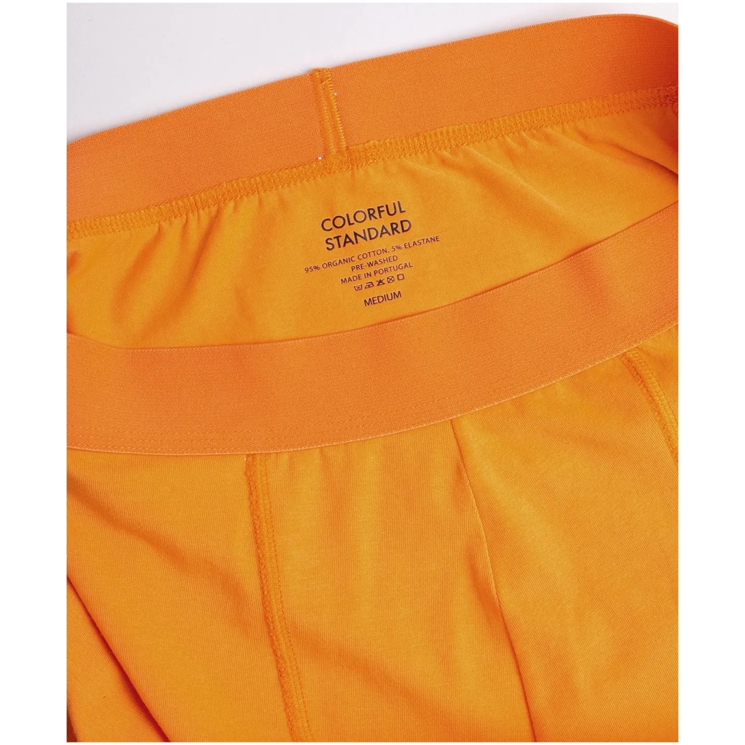 COLORFUL STANDARD Classic Organic Boxer Briefs In Sunny Orange