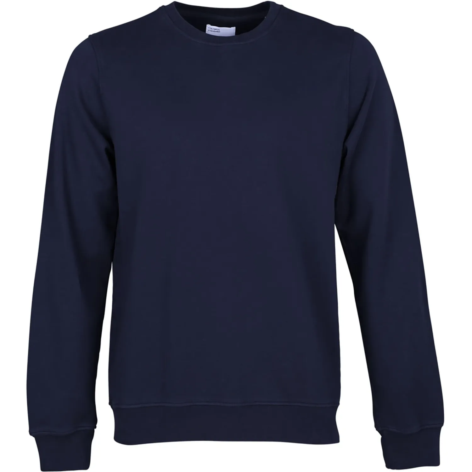 COLORFUL STANDARD Classic Organic Crew Neck Sweatshirt In Navy Blue