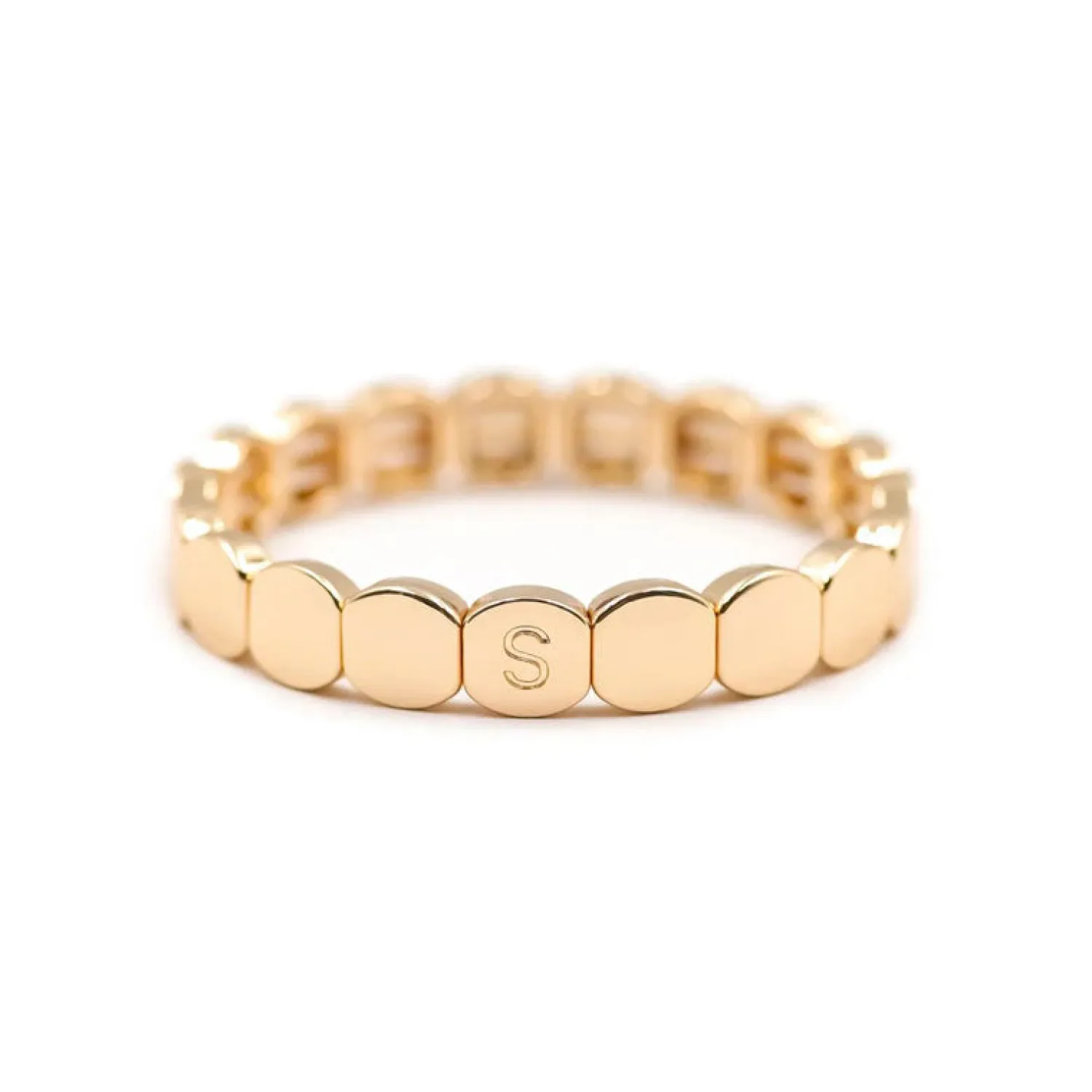 SIMONE A BORDEAUX Colourful Bracelet In Gold