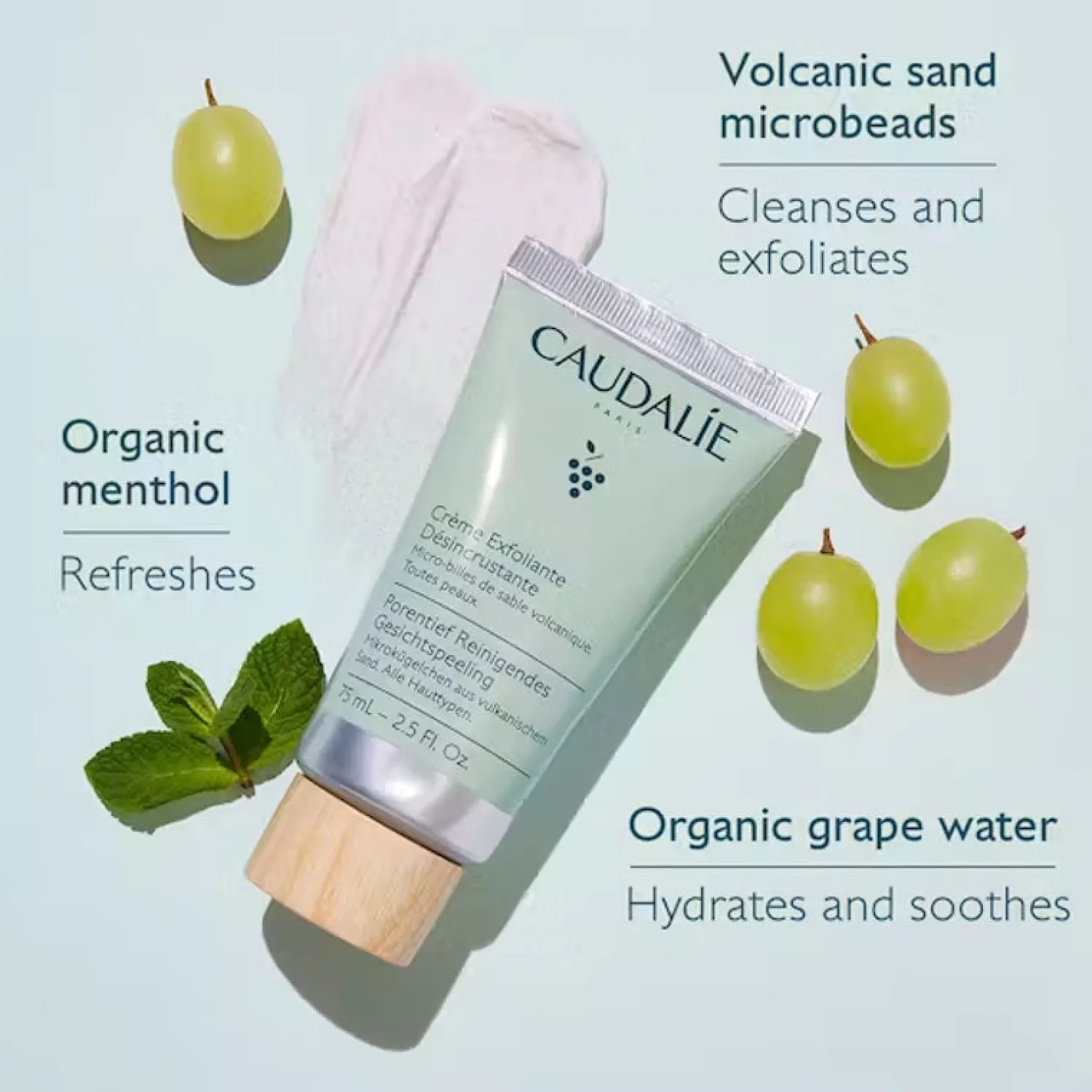 CAUDALIE Deep Cleansing Exfoliator 75ml