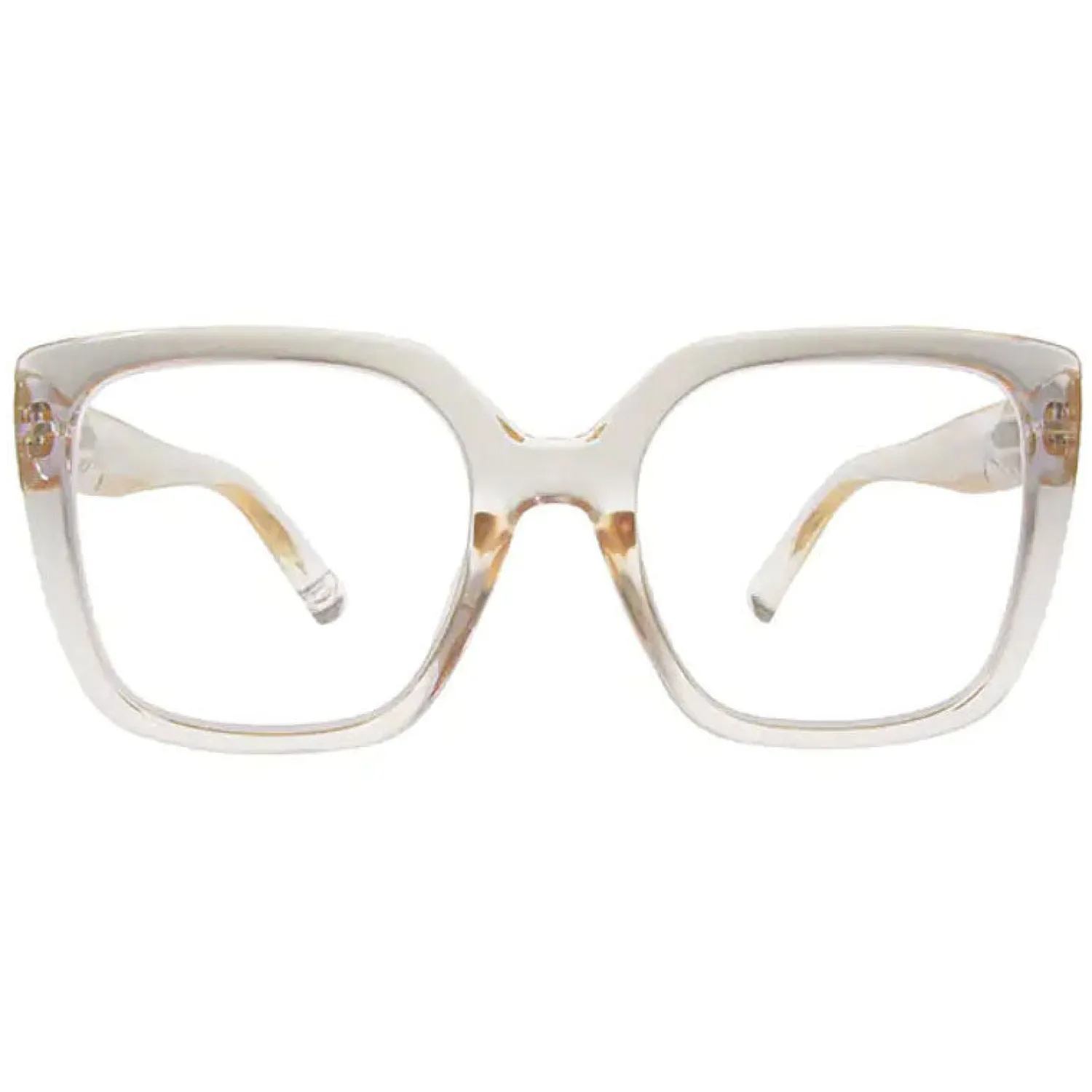 GOODLOOKERS Deirdre Reading Glasses In Transparent Pink