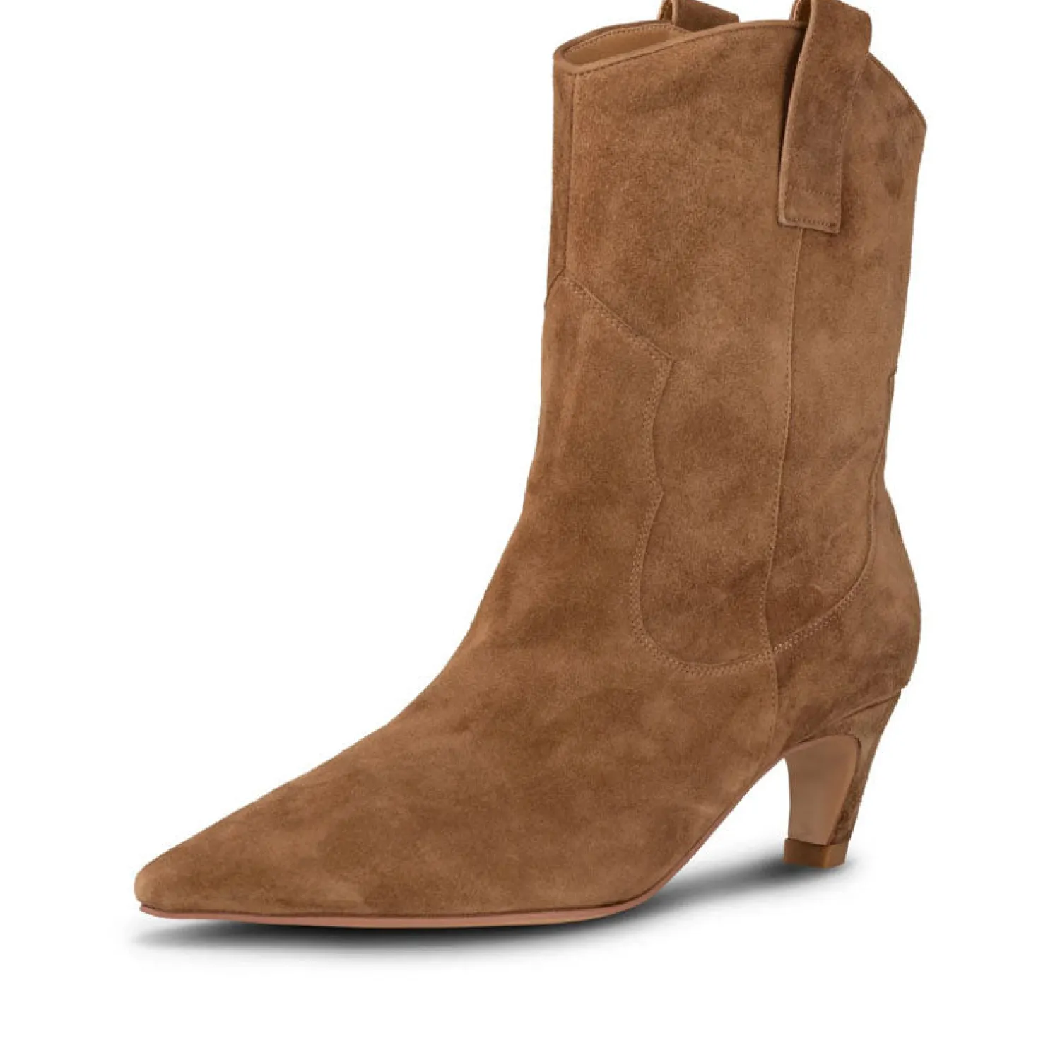 SHOE THE BEAR Dicte Suede Boots In Caramel