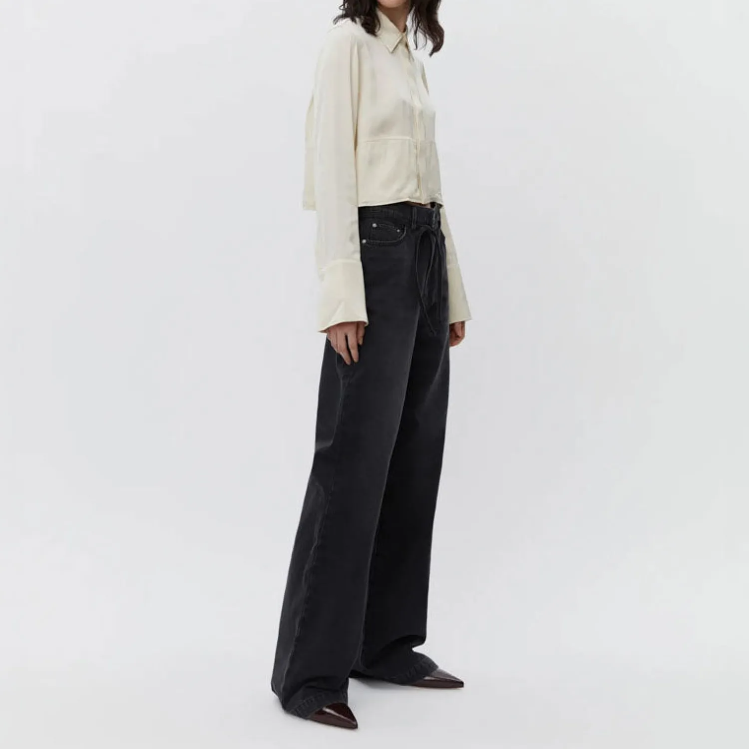 DAY BIRGER ET MIKKELSEN Elijah Straight Leg Jeans In Black