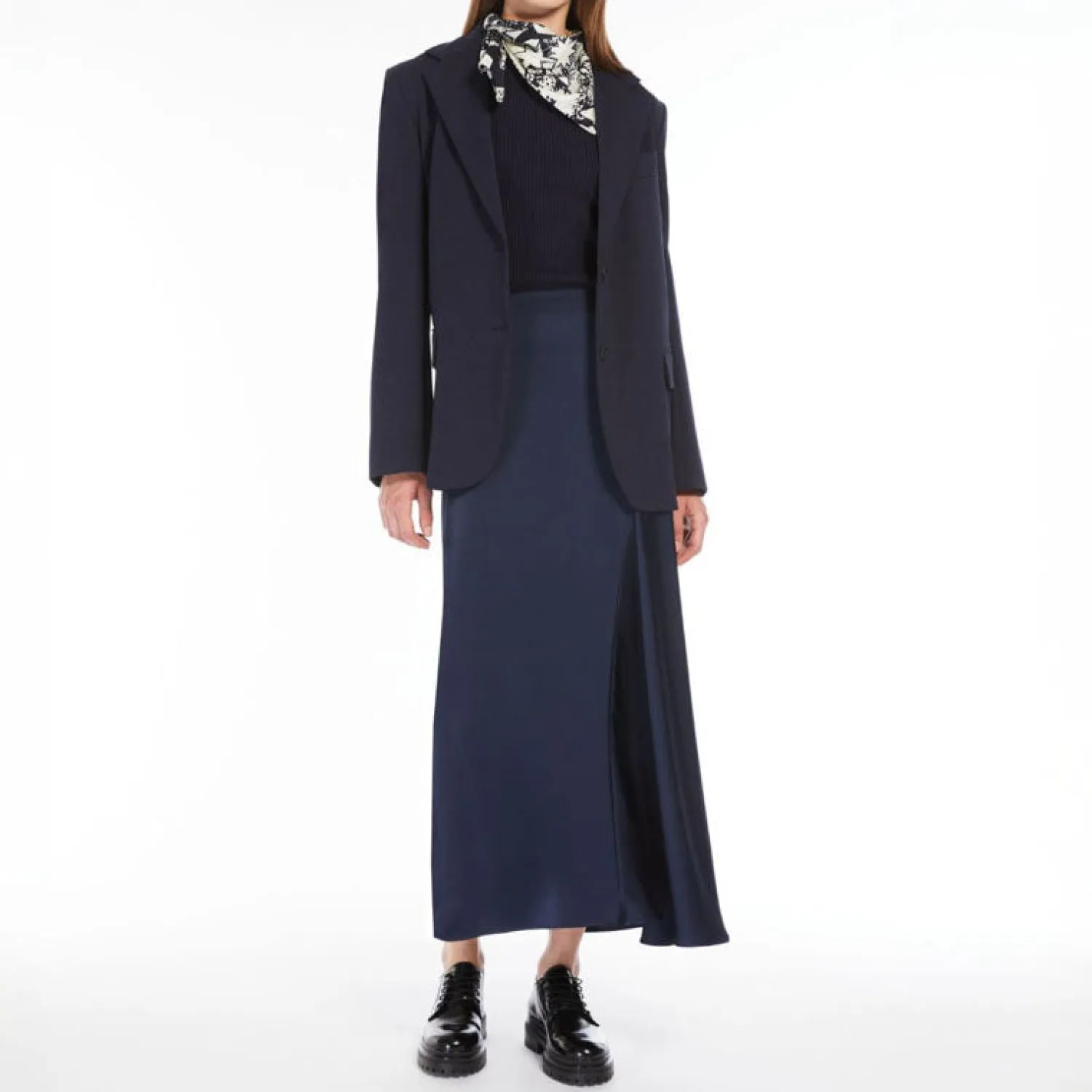 WEEKEND MAXMARA Erik Milano Knit Jersey Blazer In Navy