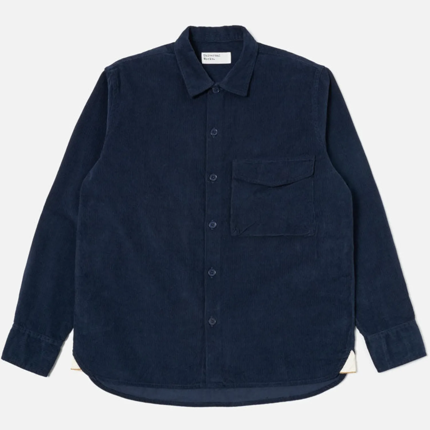 UNIVERSAL WORKS Field Cord Shirt In Navy