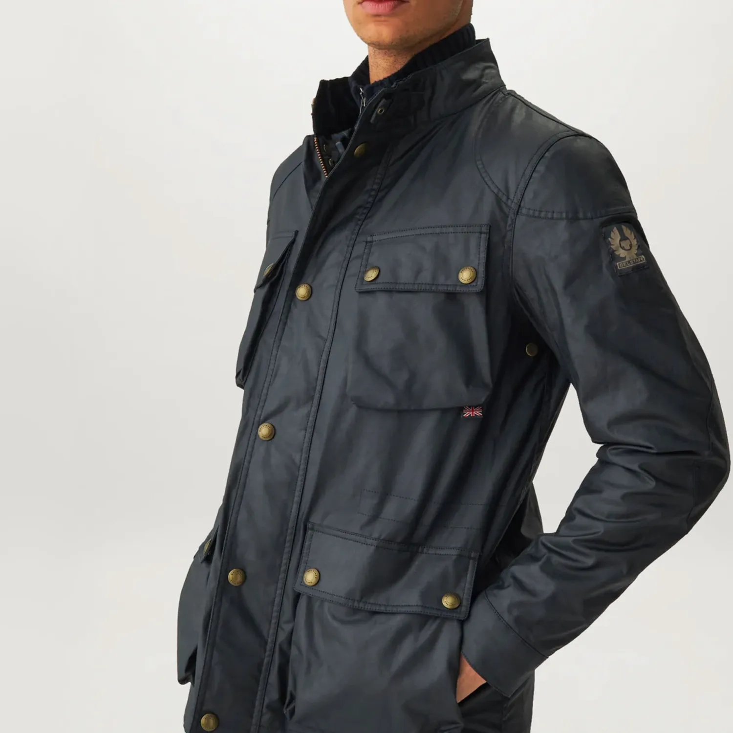 BELSTAFF Fieldmaster Jacket In Dark Navy