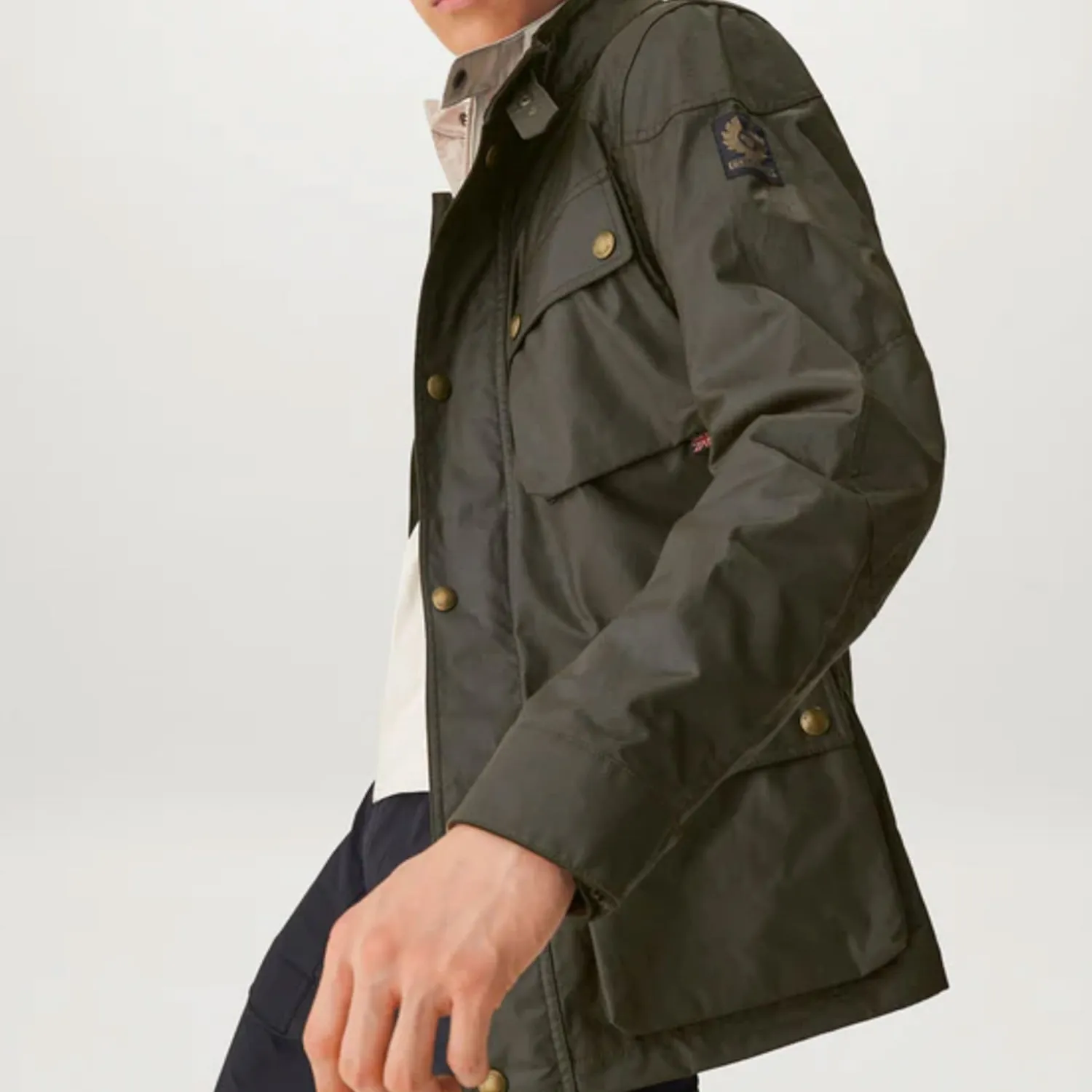 BELSTAFF Fieldmaster Jacket In Faded Olive