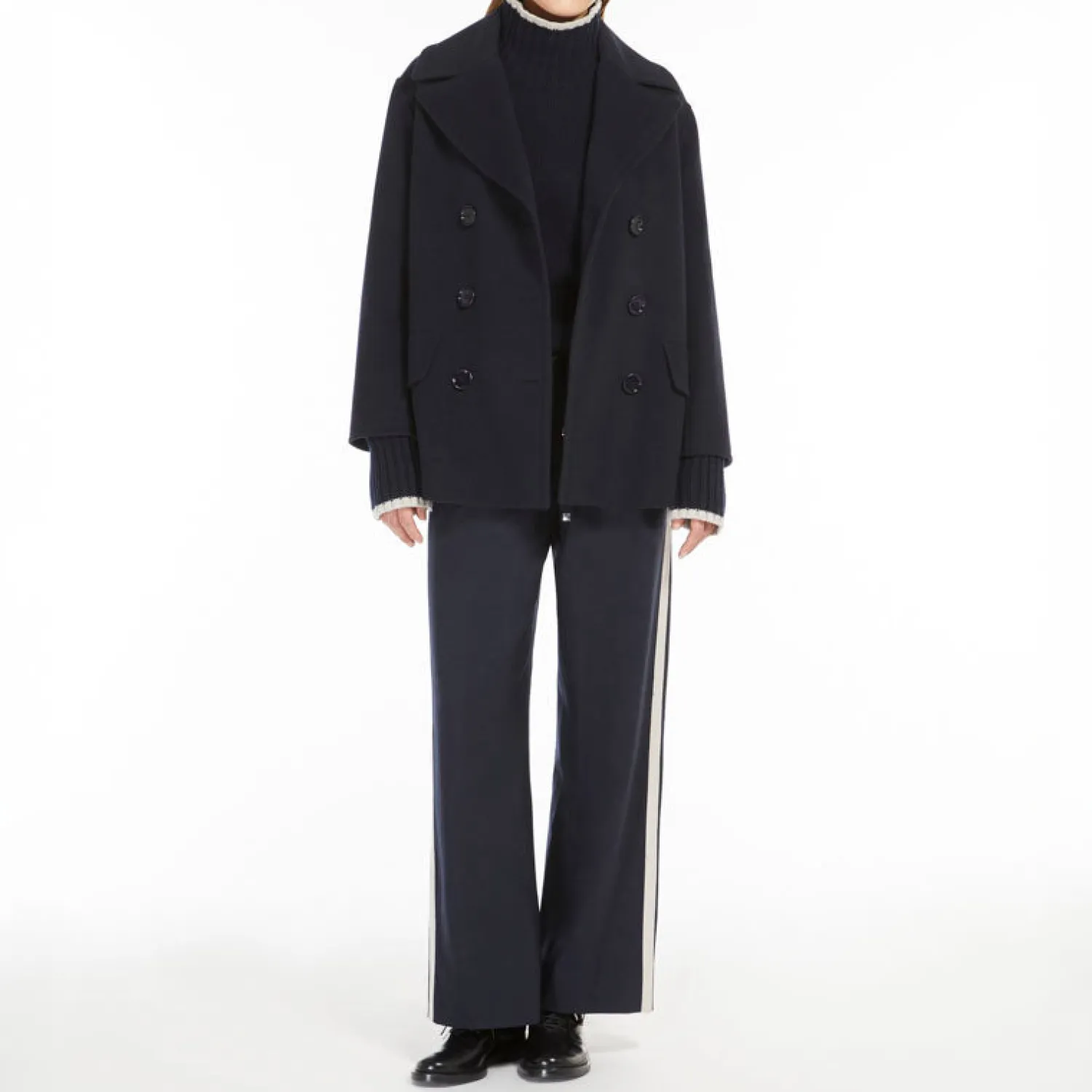 S MAXMARA Filippa Long Trouser In Ultramarine