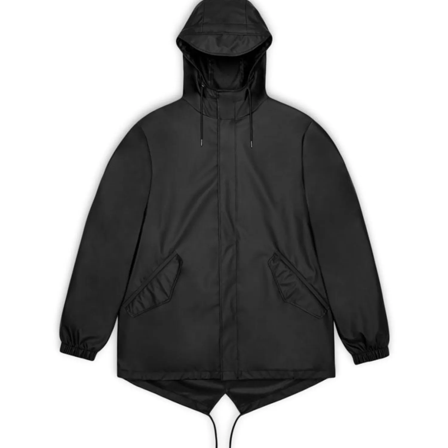 RAINS Fishtail Jacket W3 In Black