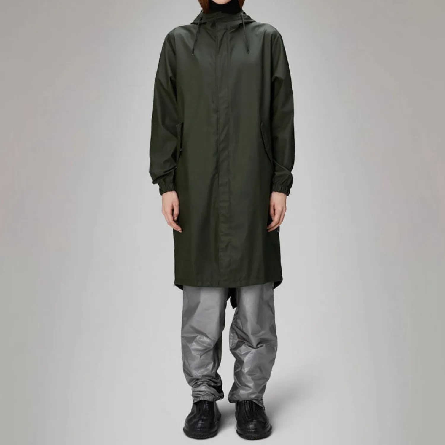 RAINS Fishtail Parka W3 In Green