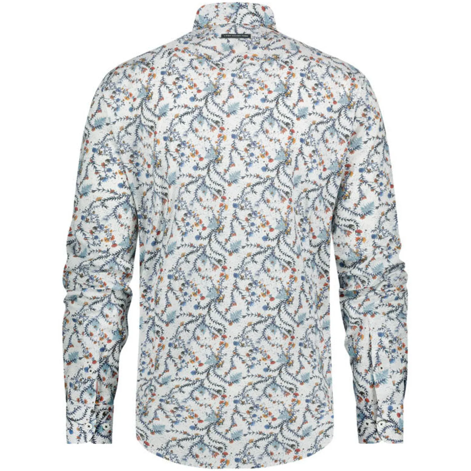 A FISH NAMED FRED Forest Animals Shirt In Multicolour Blue