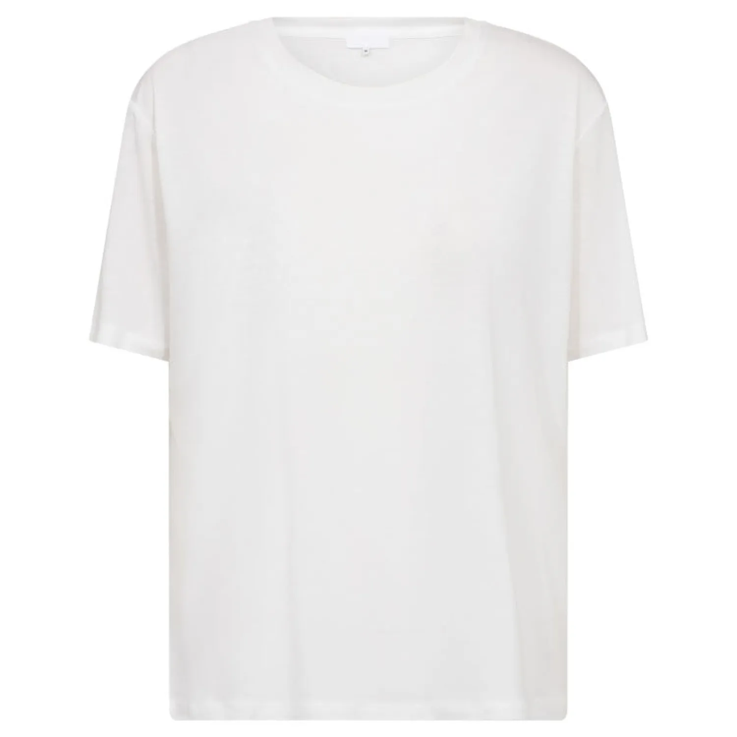 LEVETE ROOM Fred 1 Round Neck T Shirt In White