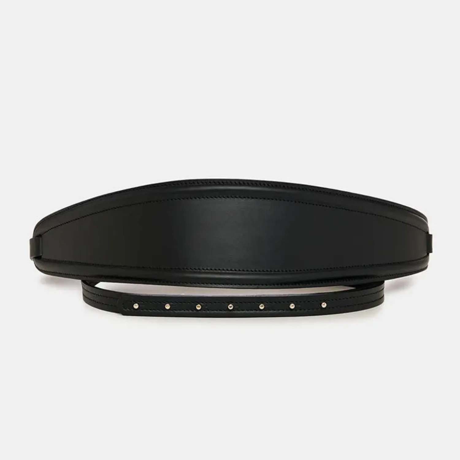 ESSENTIEL ANTWERP Galactica Wide Belt In Black