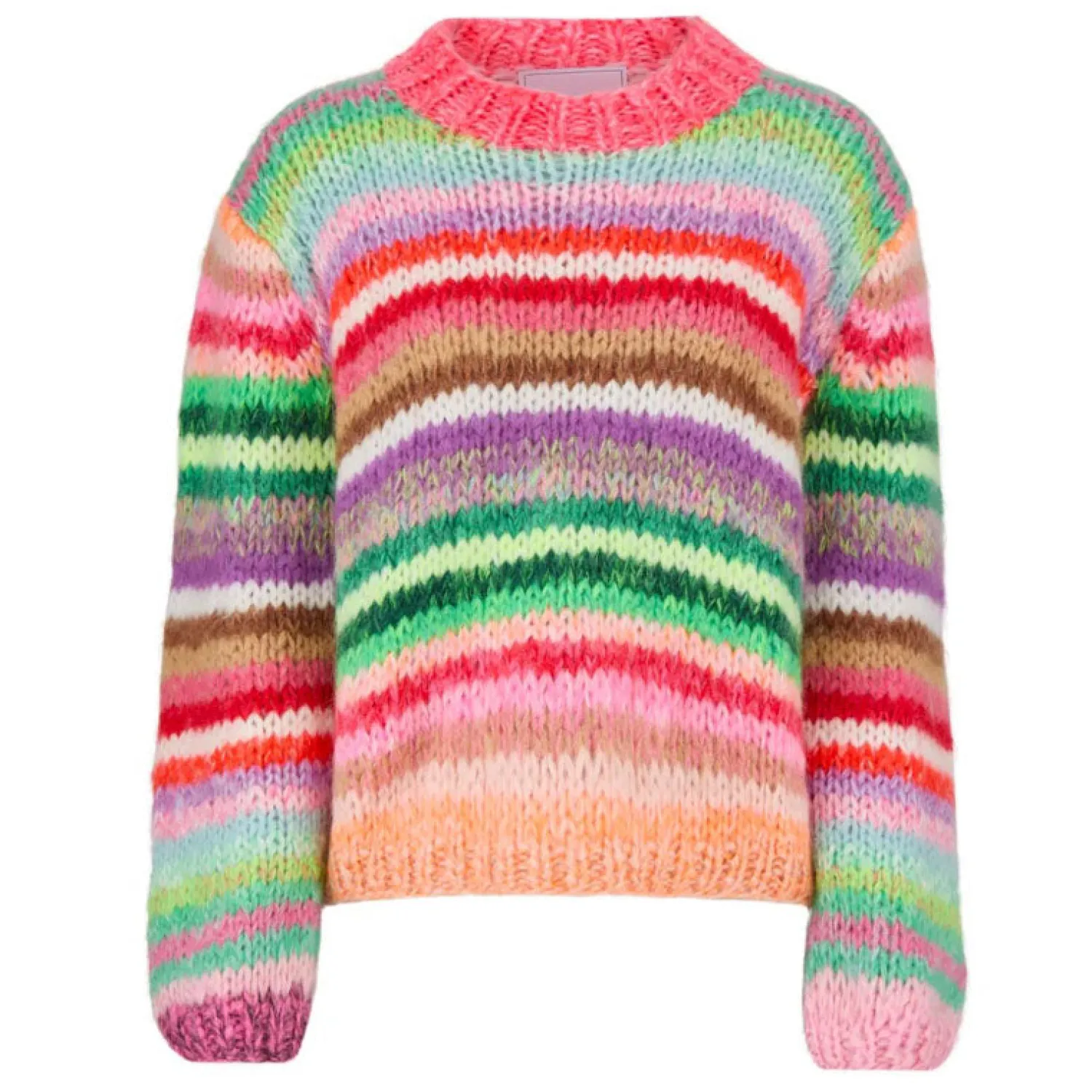 DAWN X DARE Genova Stripe Jumper In Multi