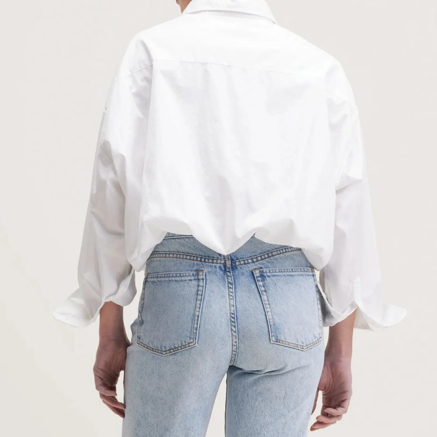 BELLEROSE Graham Oversized Shirt In White