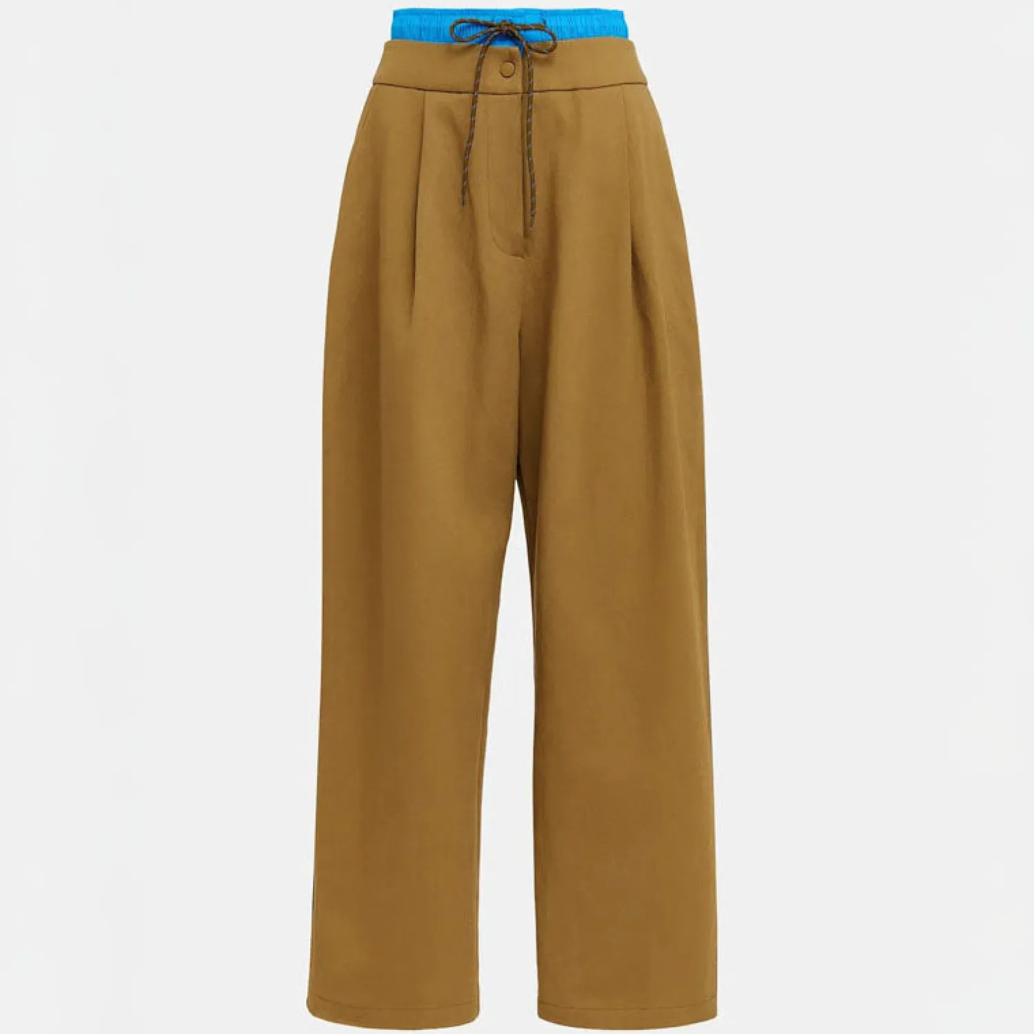 ESSENTIEL ANTWERP Guilt Double Waist Pants In Walnut