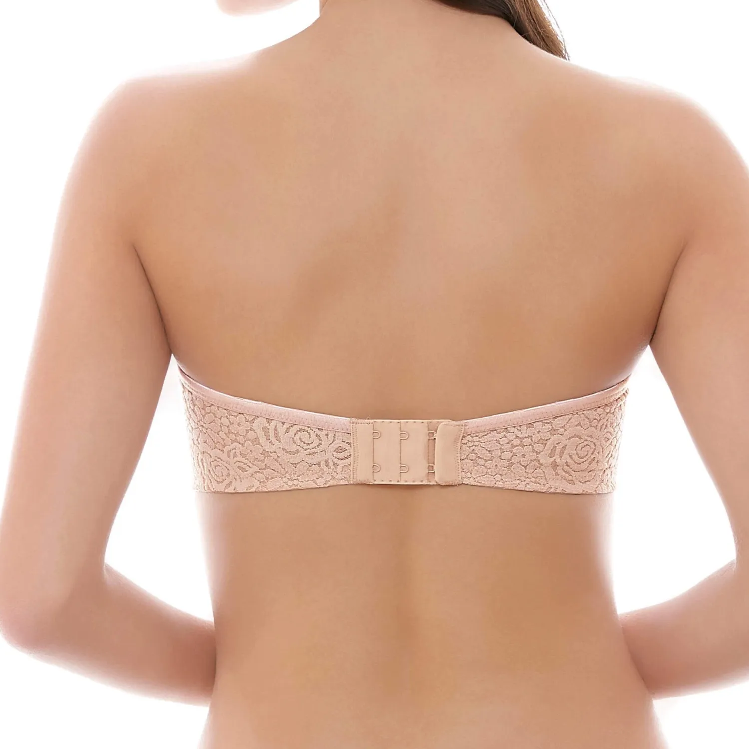 WACOAL Halo Lace Strapless Bra In Nude