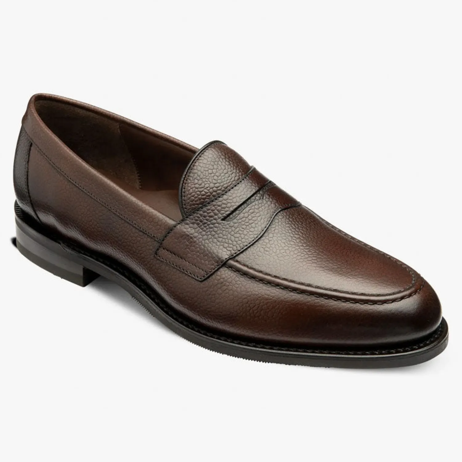 LOAKE Imperial Saddle Loafer In Dark Brown