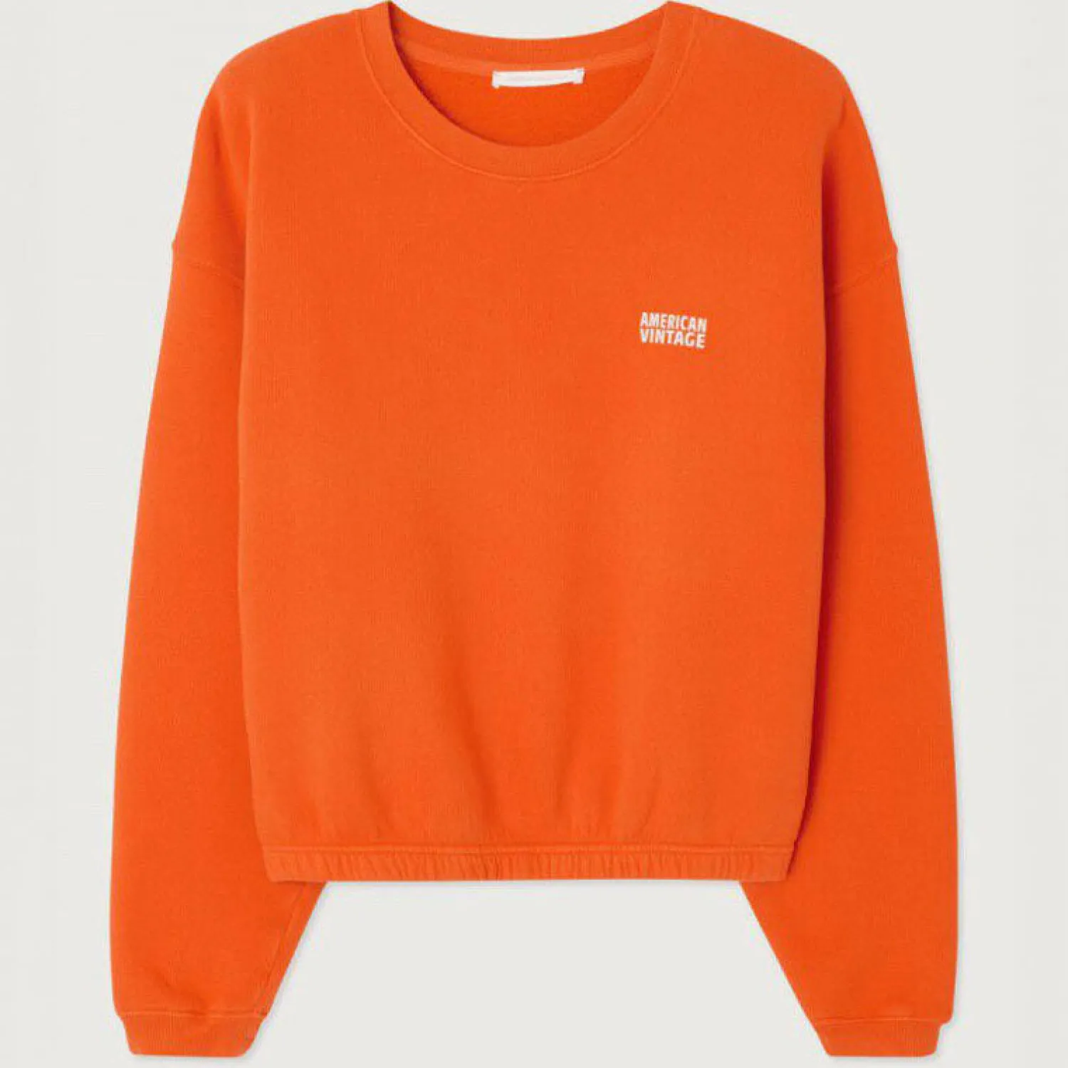 AMERICAN VINTAGE Izubird Sweatshirt In Pumpkin Melange