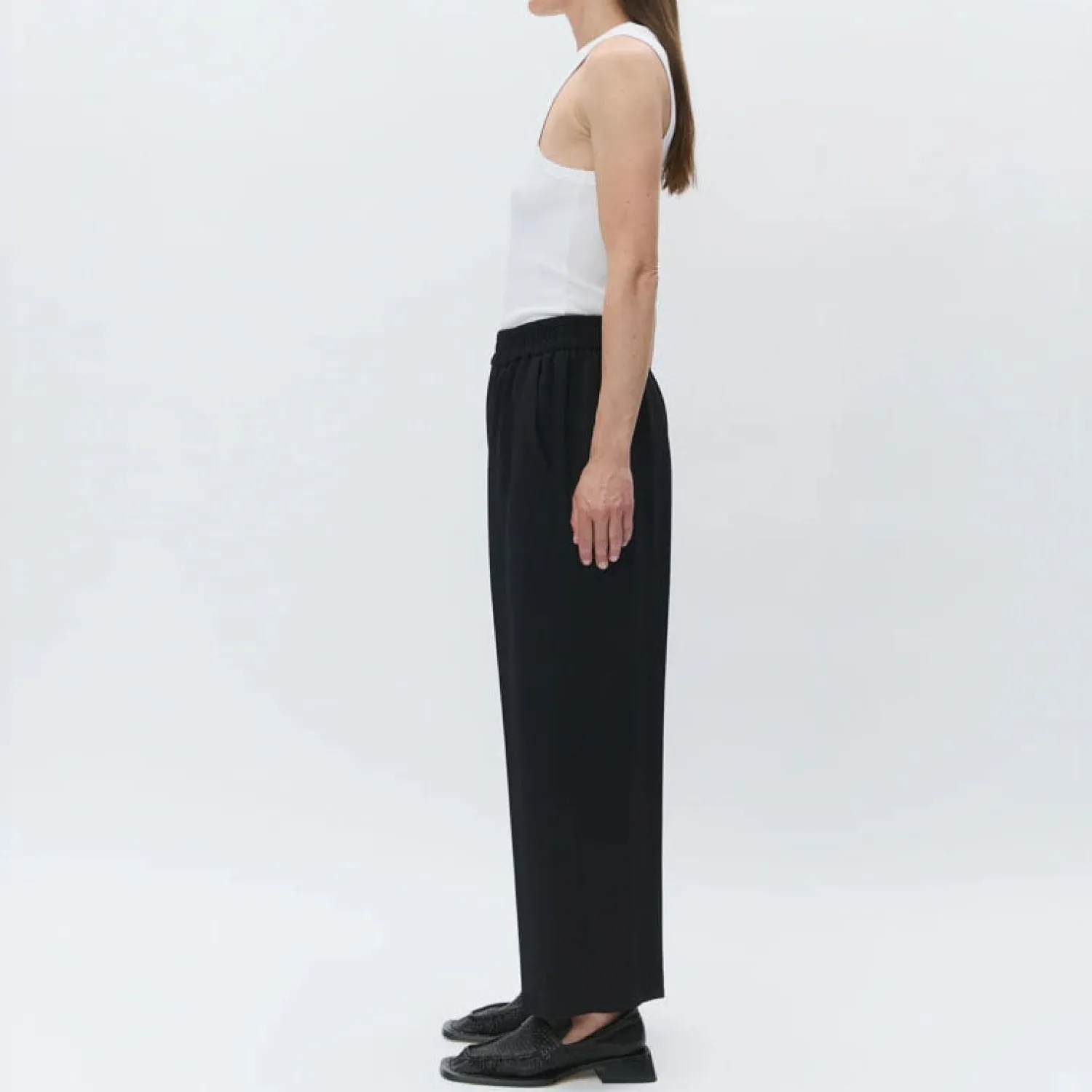 DAY BIRGER ET MIKKELSEN Jonah Classic Gabardine Trousers In Black