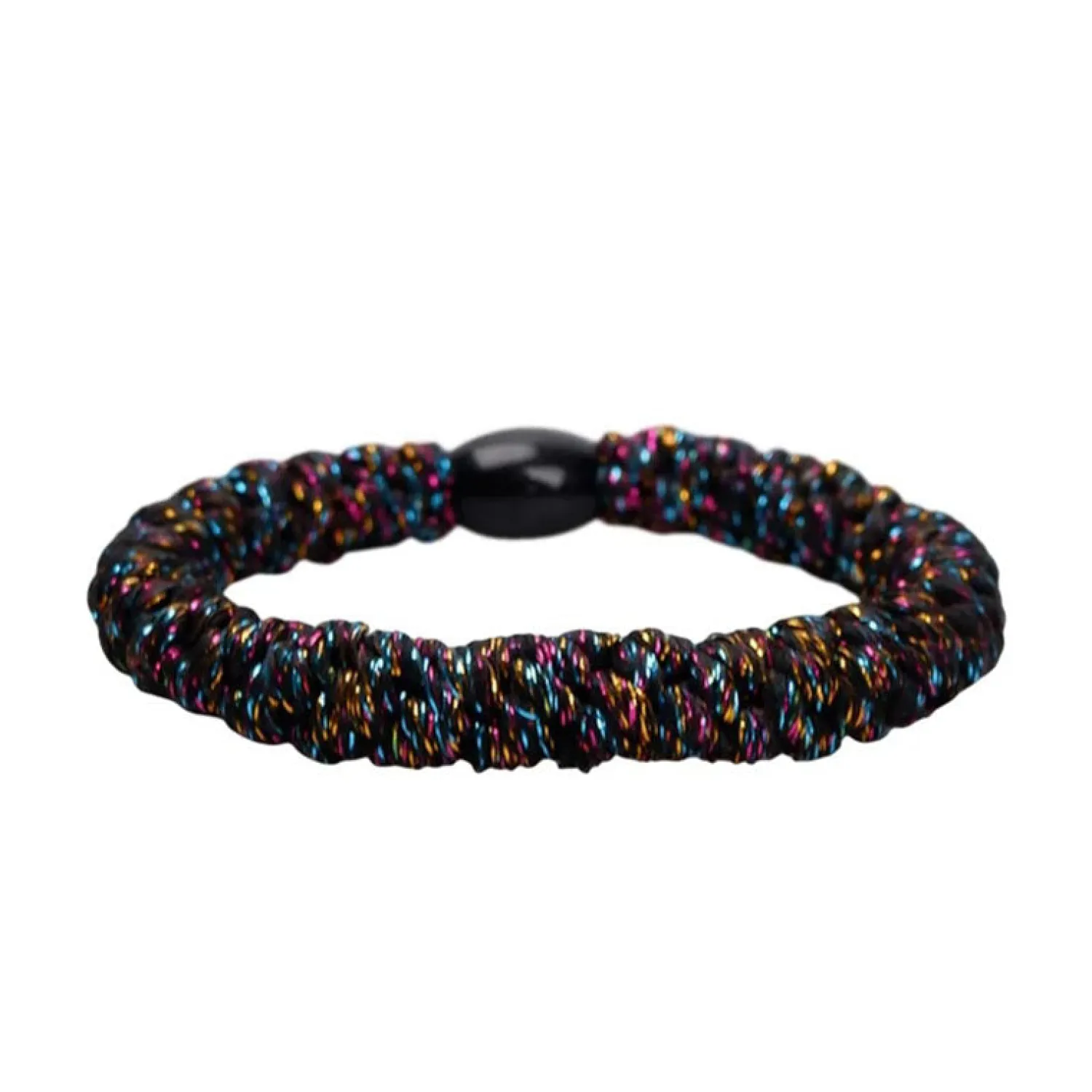 BLACK COLOUR Kally Hair Elastic In Glitter Splash