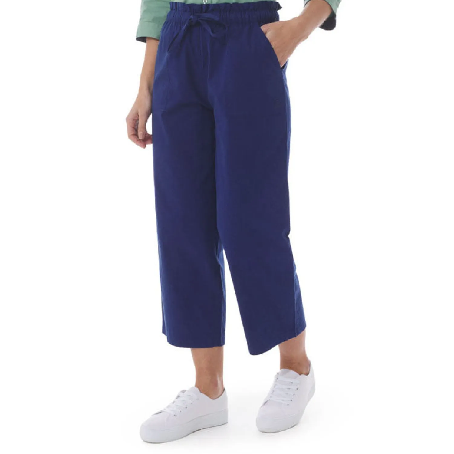 MOUSQUETON Kouliz 7/8 Length Trousers In Regatta Blue