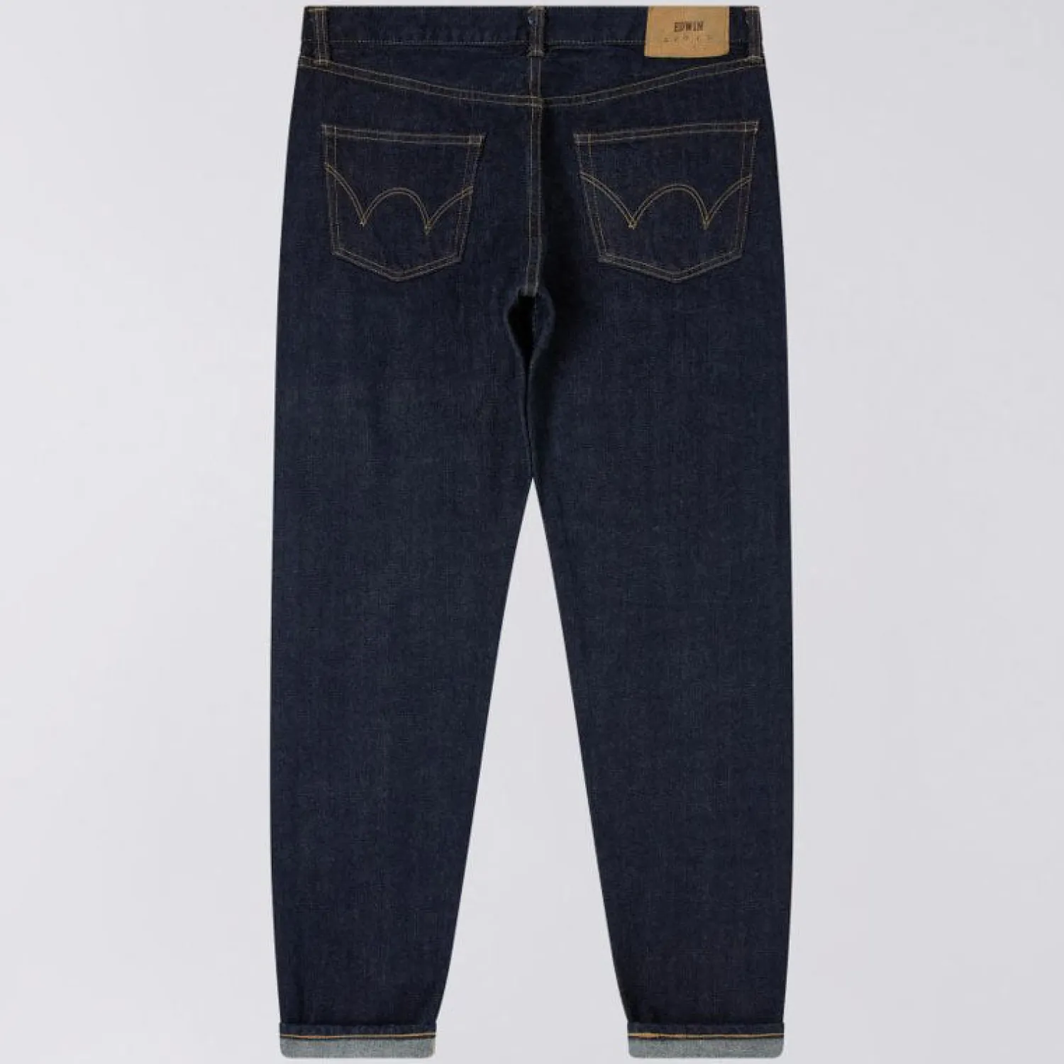 EDWIN Kurabo Regular Tapered Jeans In Blue Rinsed