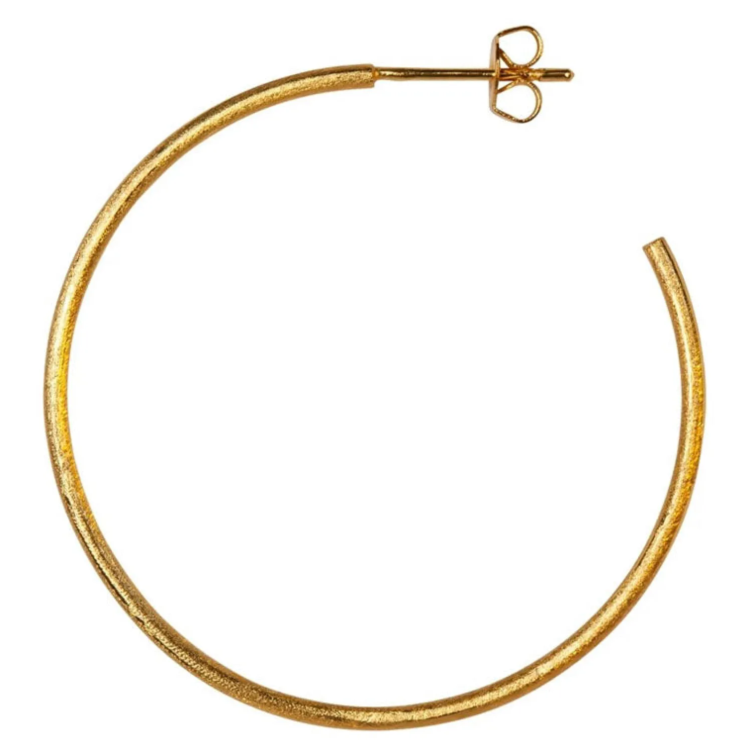 LULU COPENHAGEN Large Non Hoop Earrings In Gold