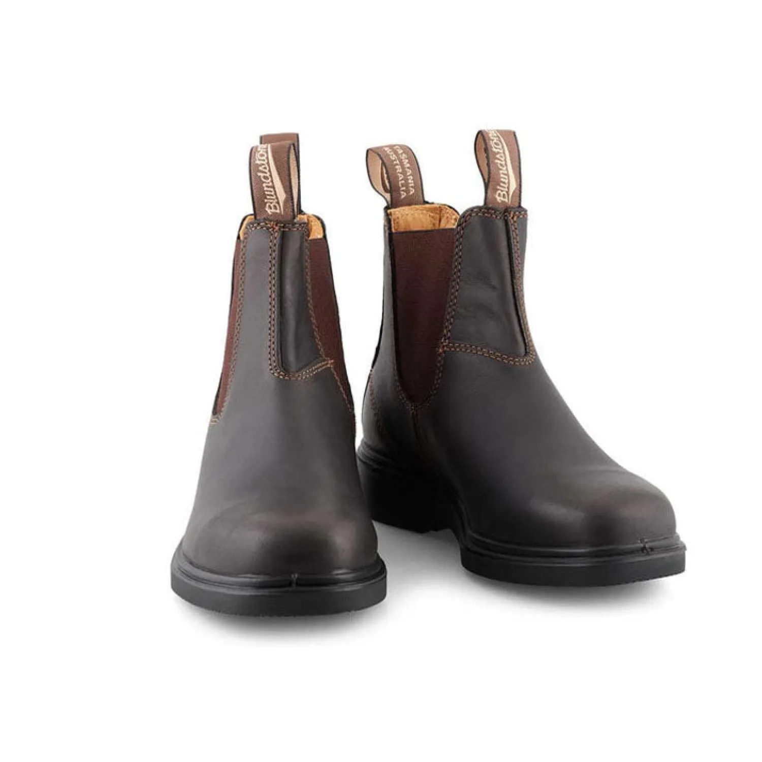 BLUNDSTONE 067 Leather Boots In Stout Brown