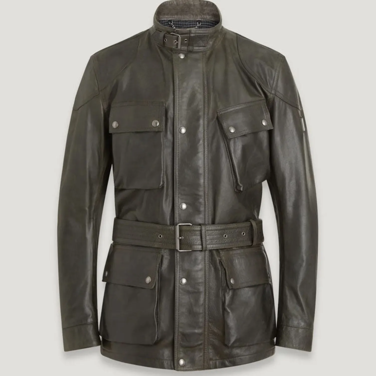 BELSTAFF Legacy Trialmaster Panther Jacket In Dark Tile Green