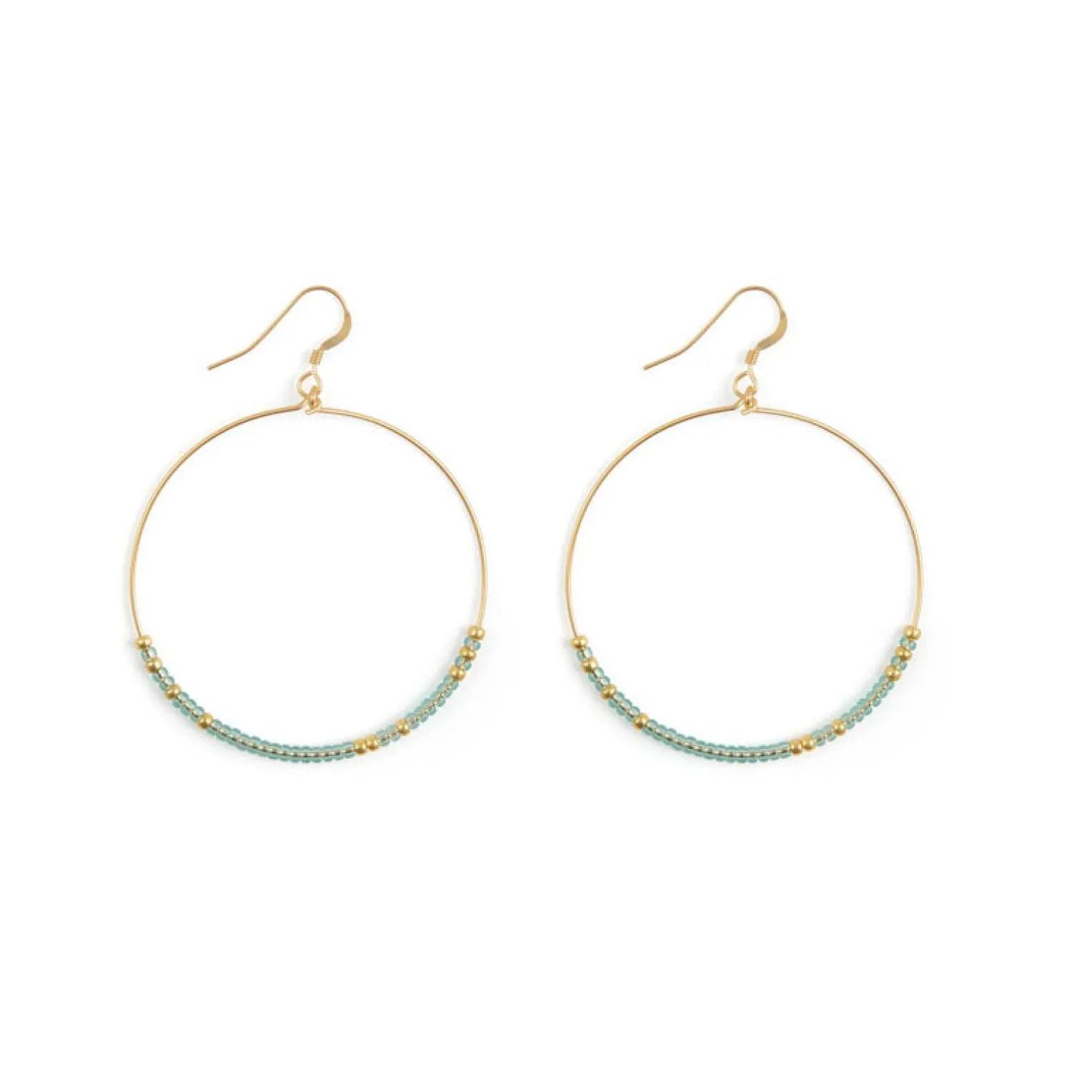 WANDERLUST LIFE Lido Earrings In Water Blue