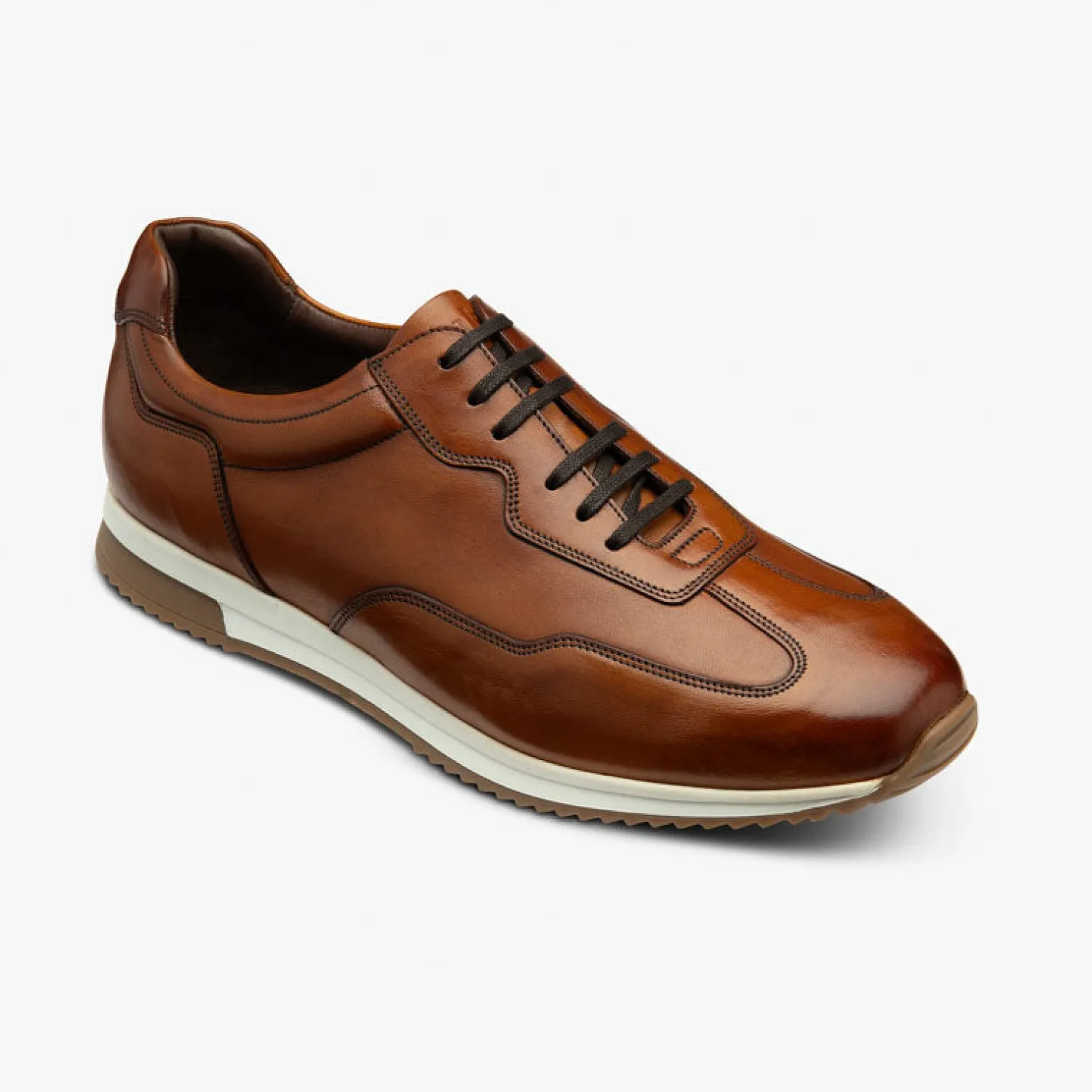 LOAKE Linford Sneakers In Chestnut