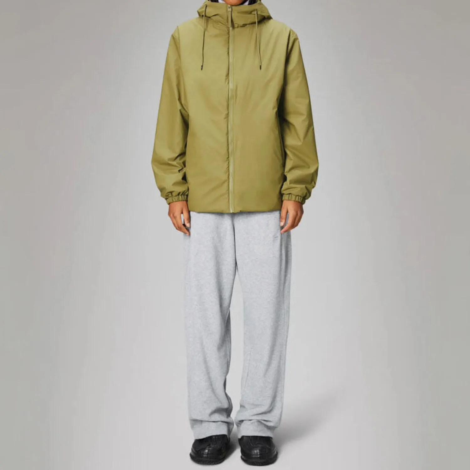 RAINS Lohja Insulated Jacket W3T1 In Khaki