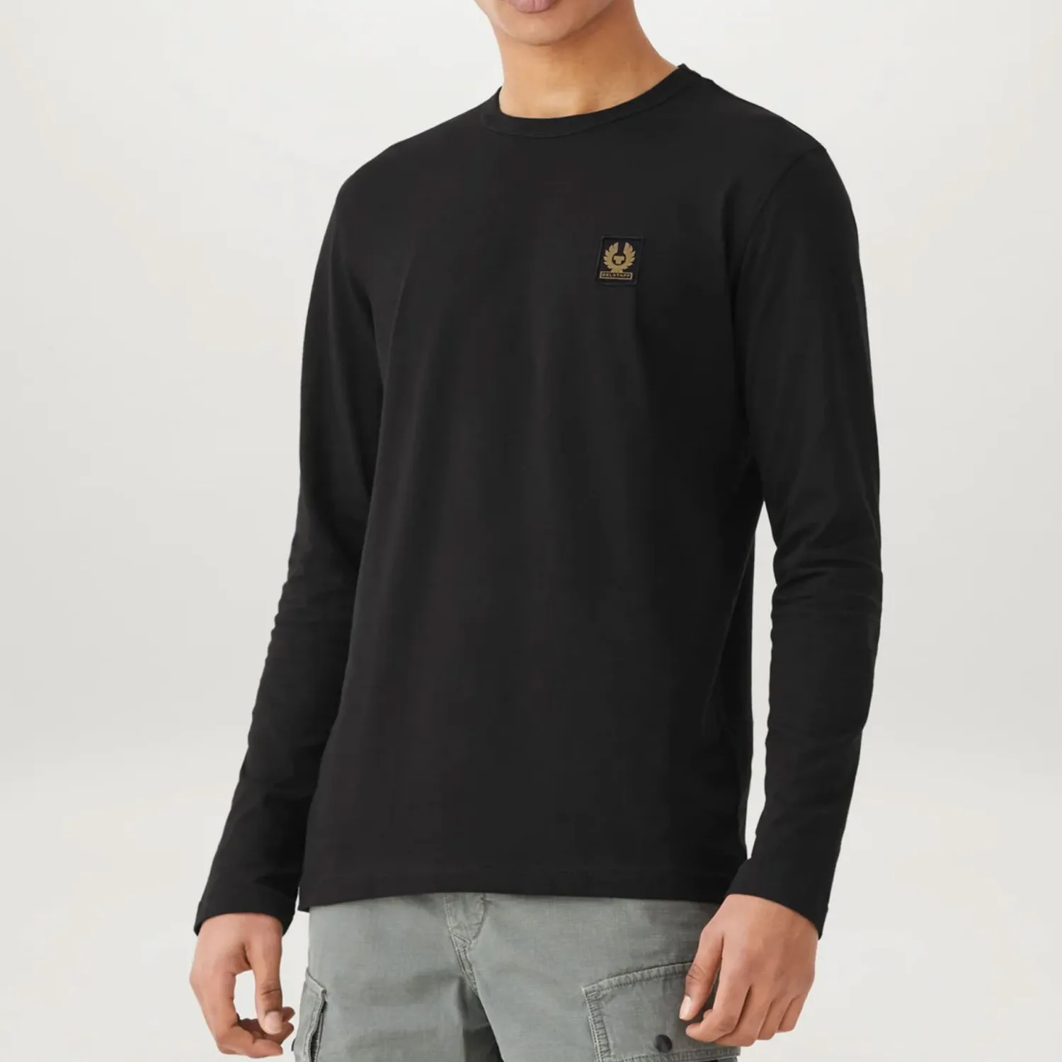 BELSTAFF Long Sleeved T Shirt In Black