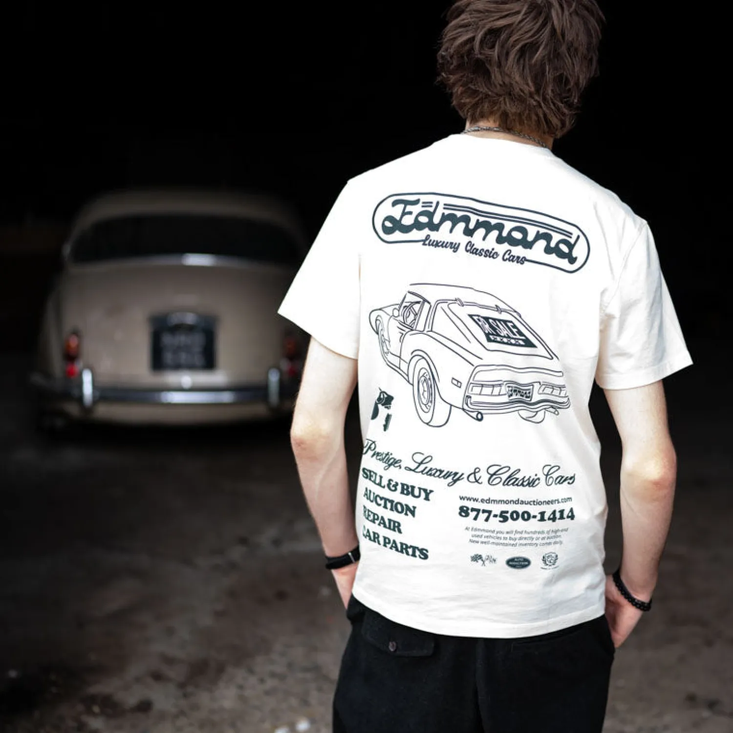 EDMMOND STUDIOS Luxury Cars T Shirt In White